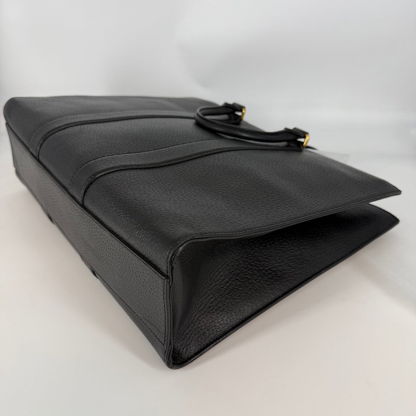 Gucci Black Leather Briefcase