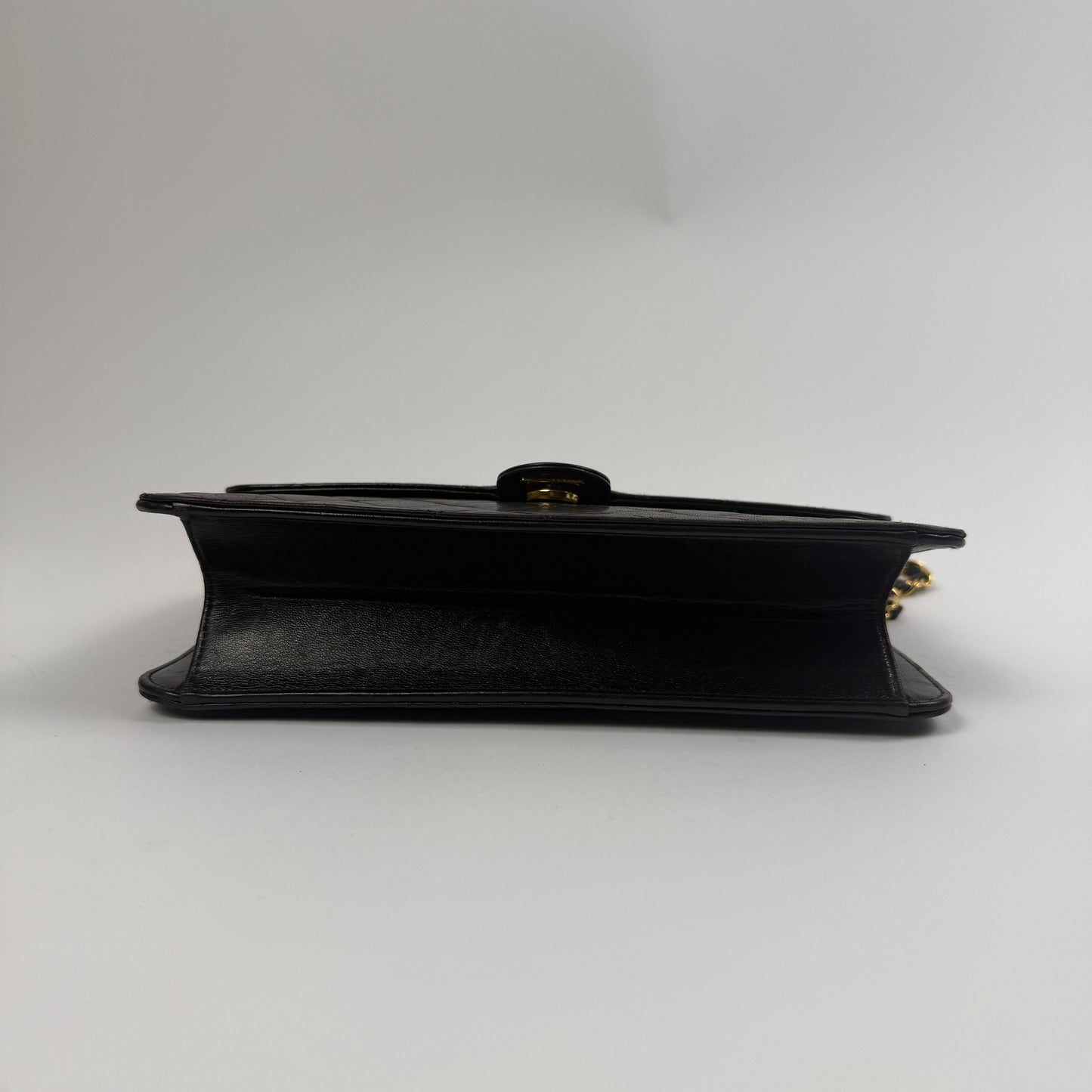 CHANEL Vintage Single Flap — 24K Gold-Plated
