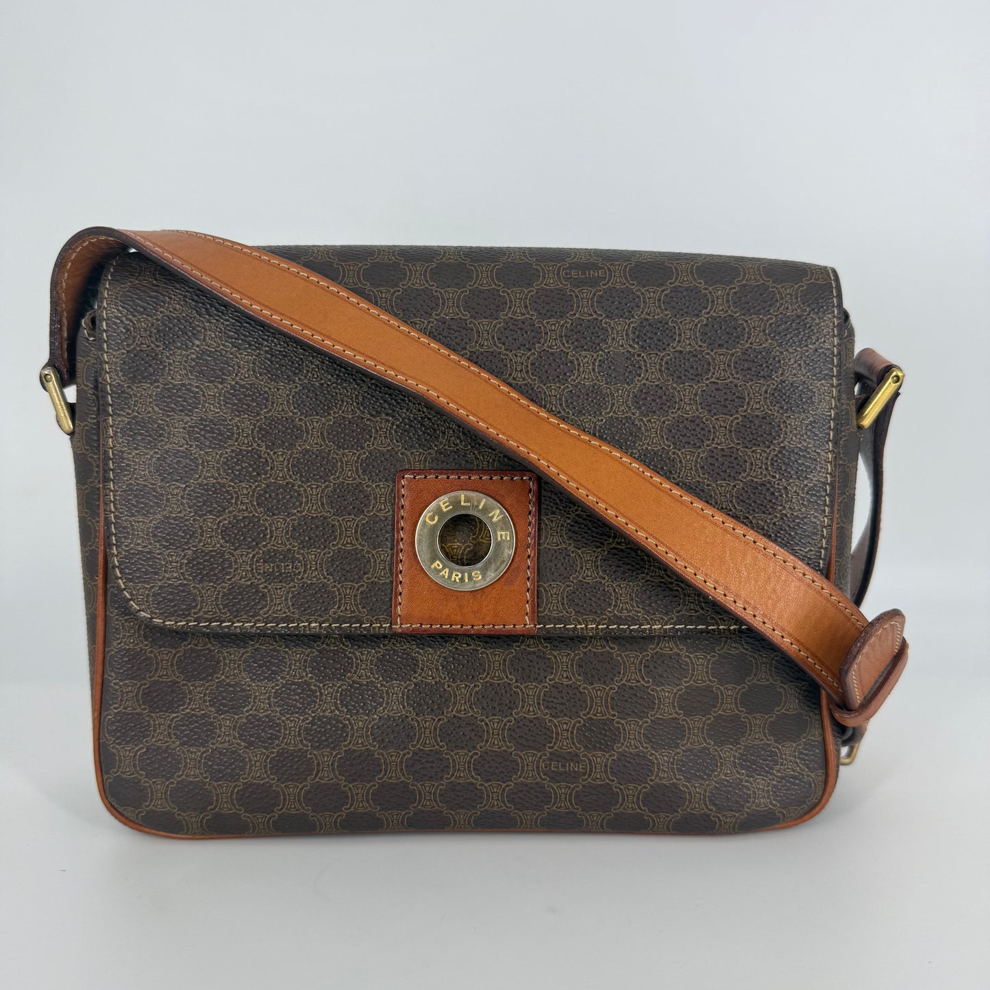 CELINE Macadam Crossbody Bag