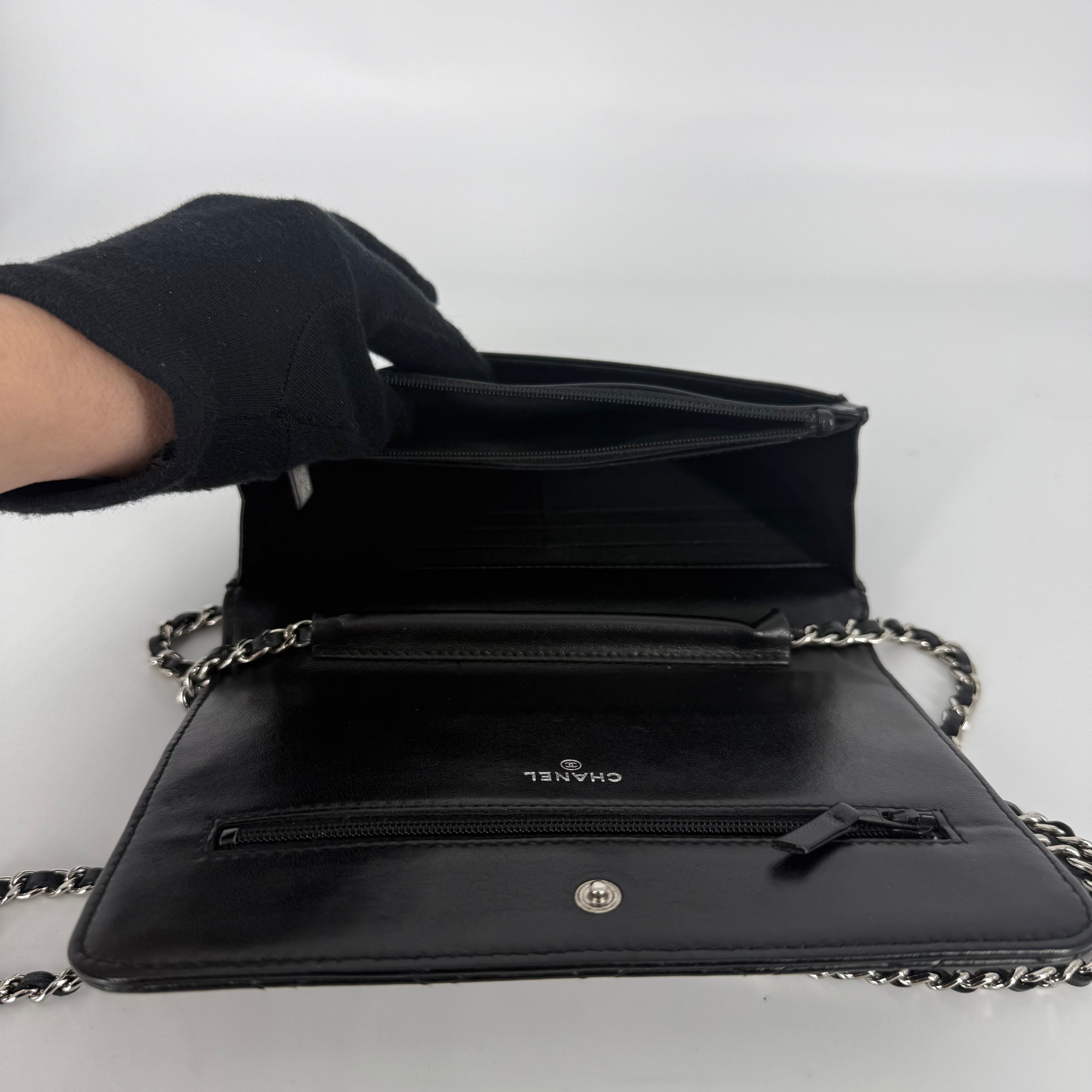 W.O.C Quilted Lambskin - Silver Hardware