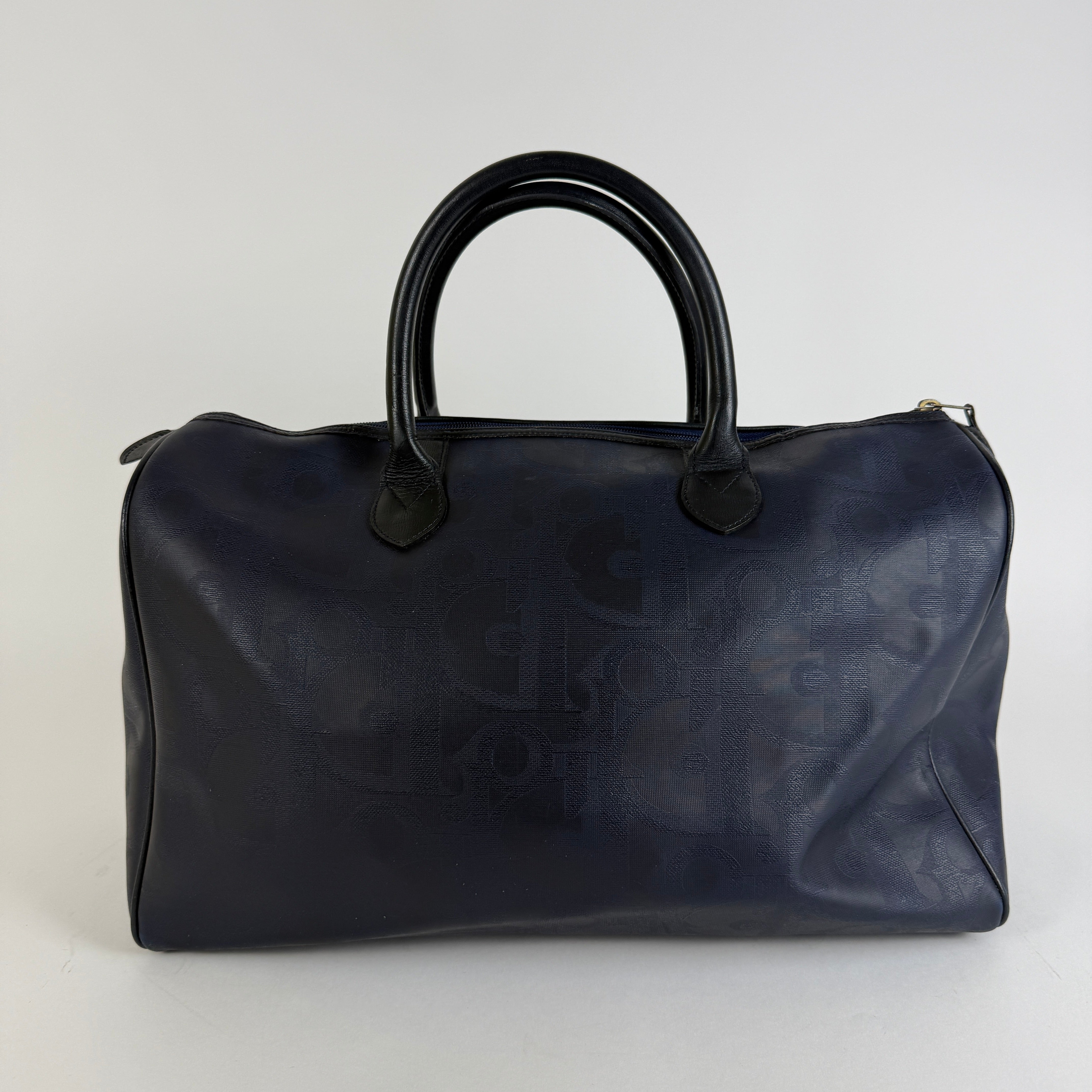 Navy Boston Travel Bag
