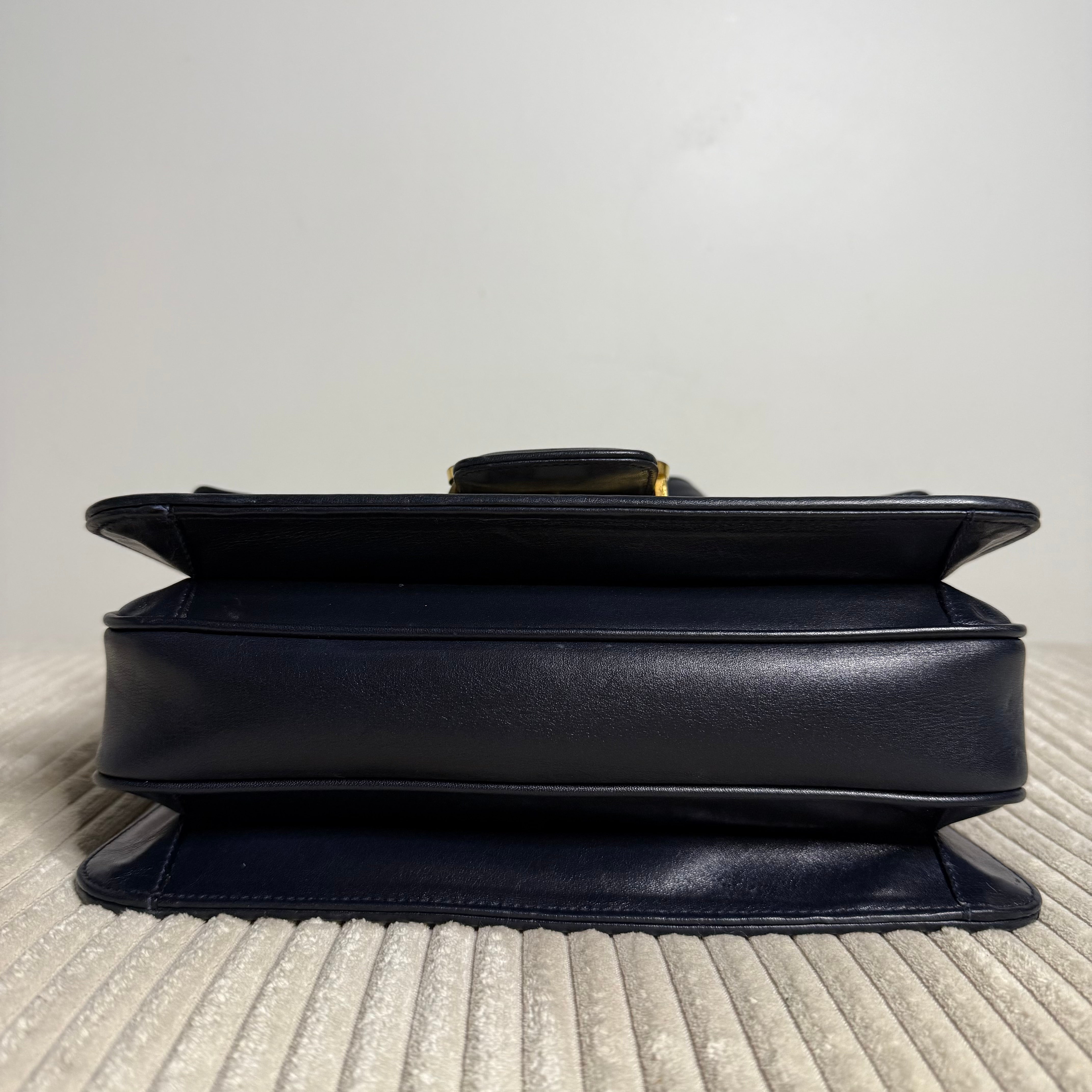 Navy GG Web Crossbody