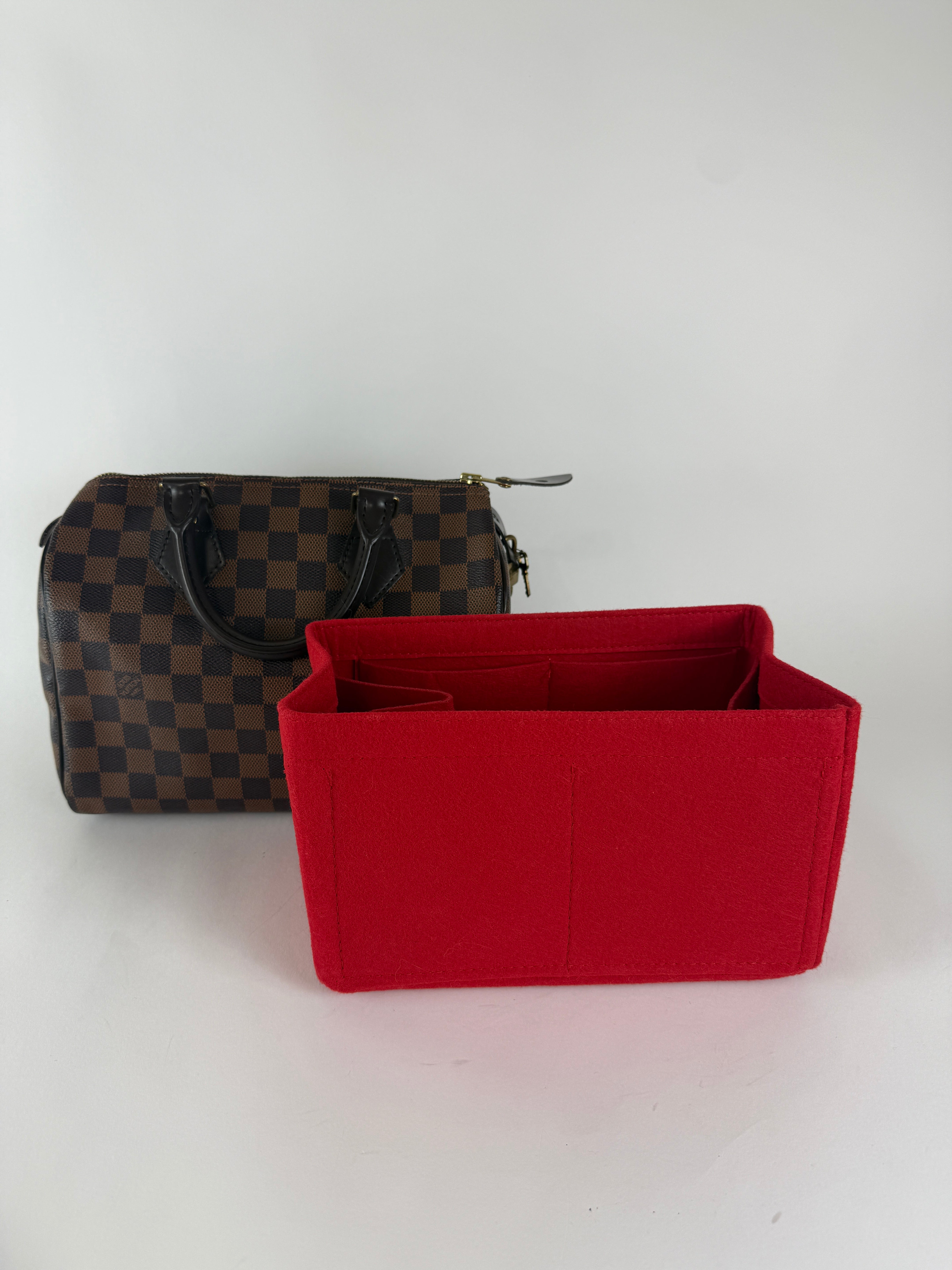 Speedy 25 — Damier Ebene Canvas