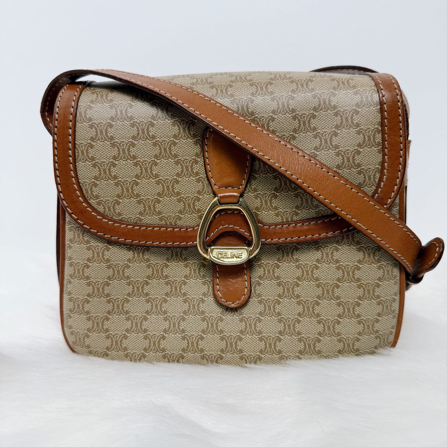 CÉLINE Macadam Crossbody Bag