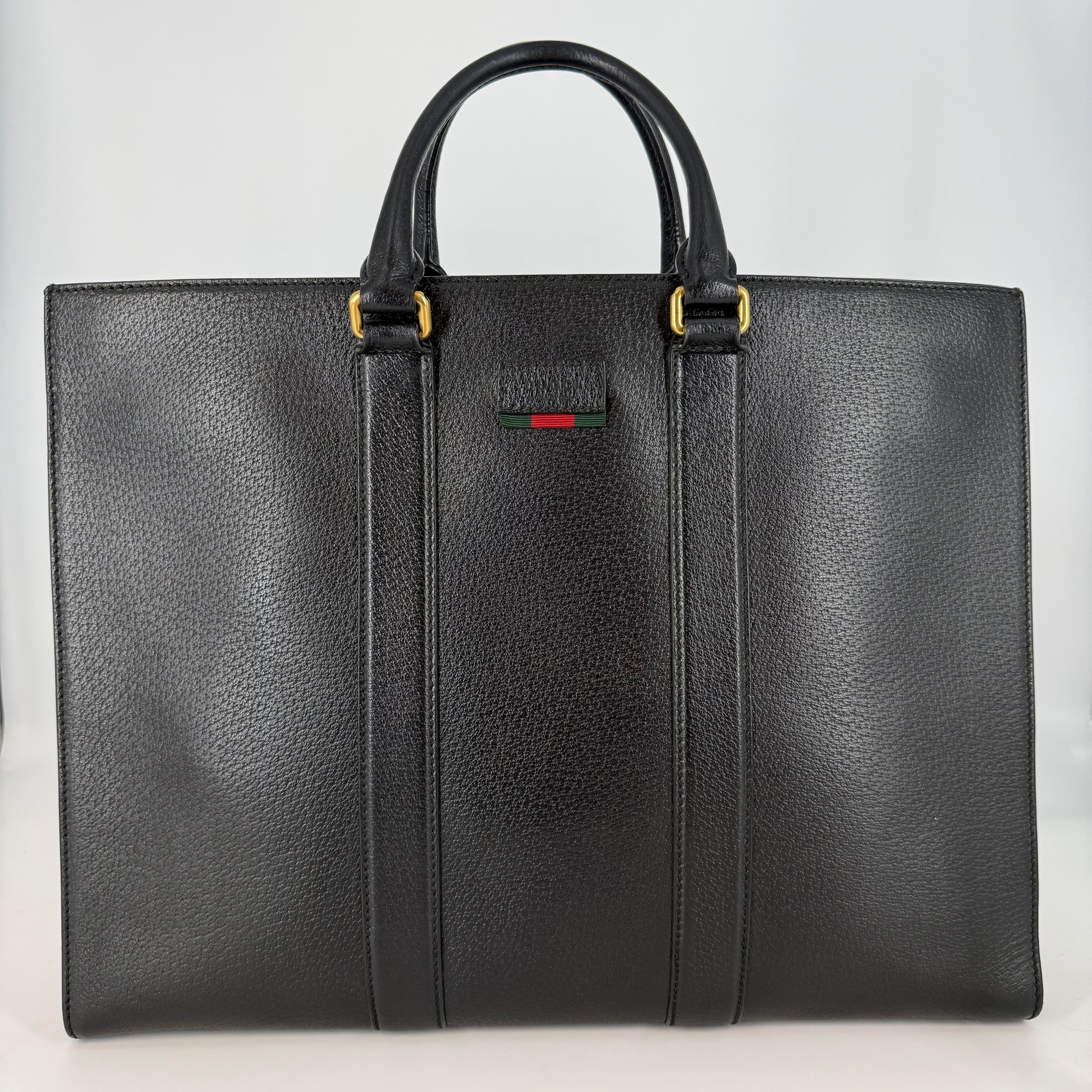 Black Leather Briefcase