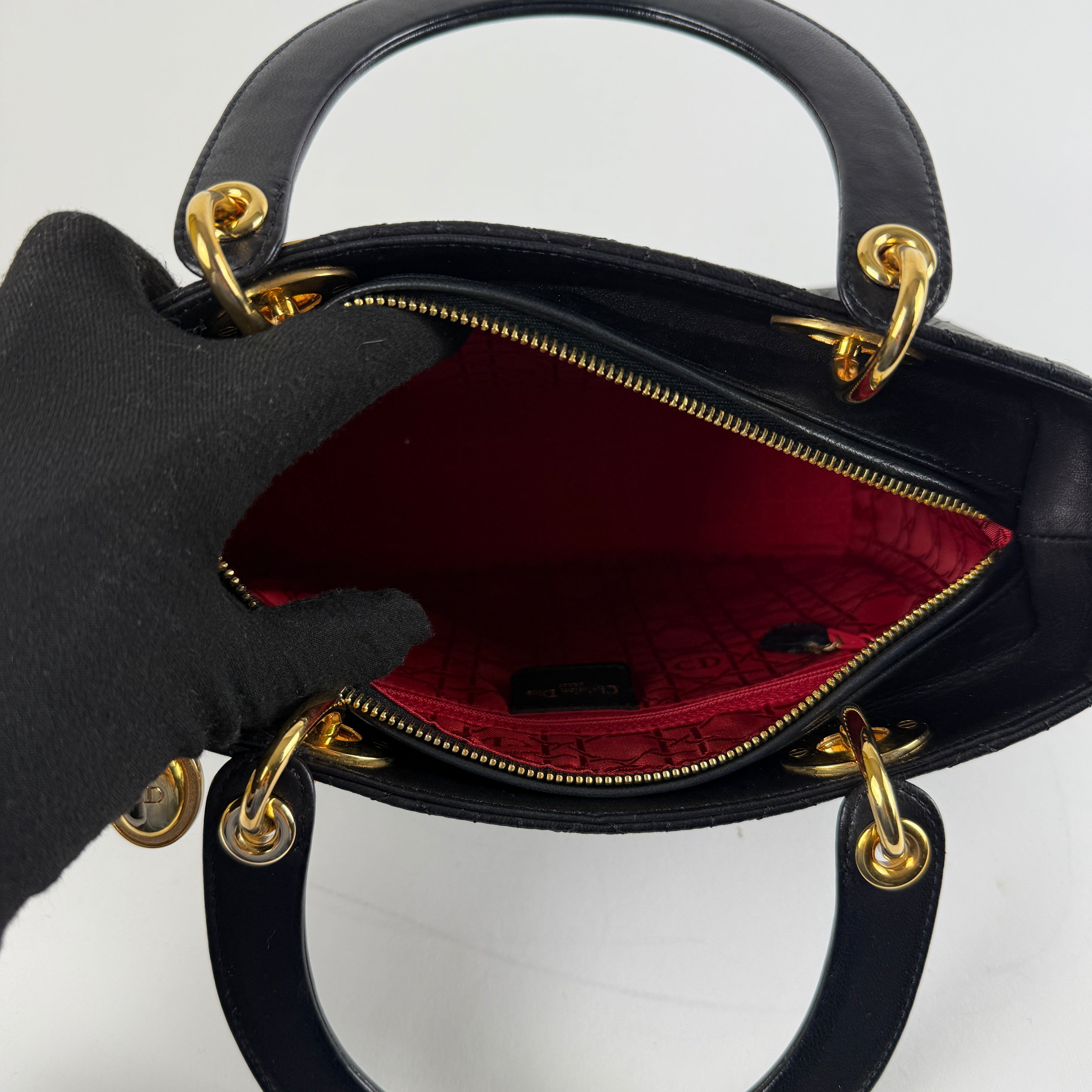 LADY DIOR MÉDIUM BLACK