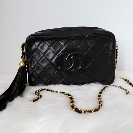 CHANEL Vintage 24-Karat Gold Camera Bag