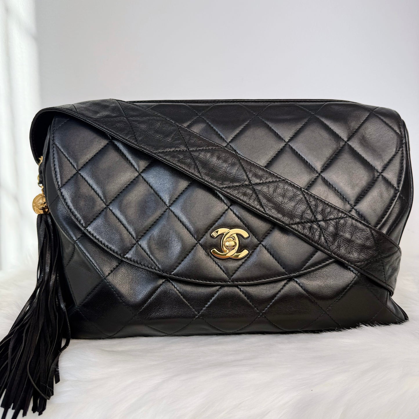 CHANEL Classic Quilted Flap Bag 24k Gold