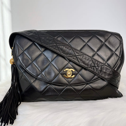 CHANEL Classic Quilted Flap Bag 24k Gold