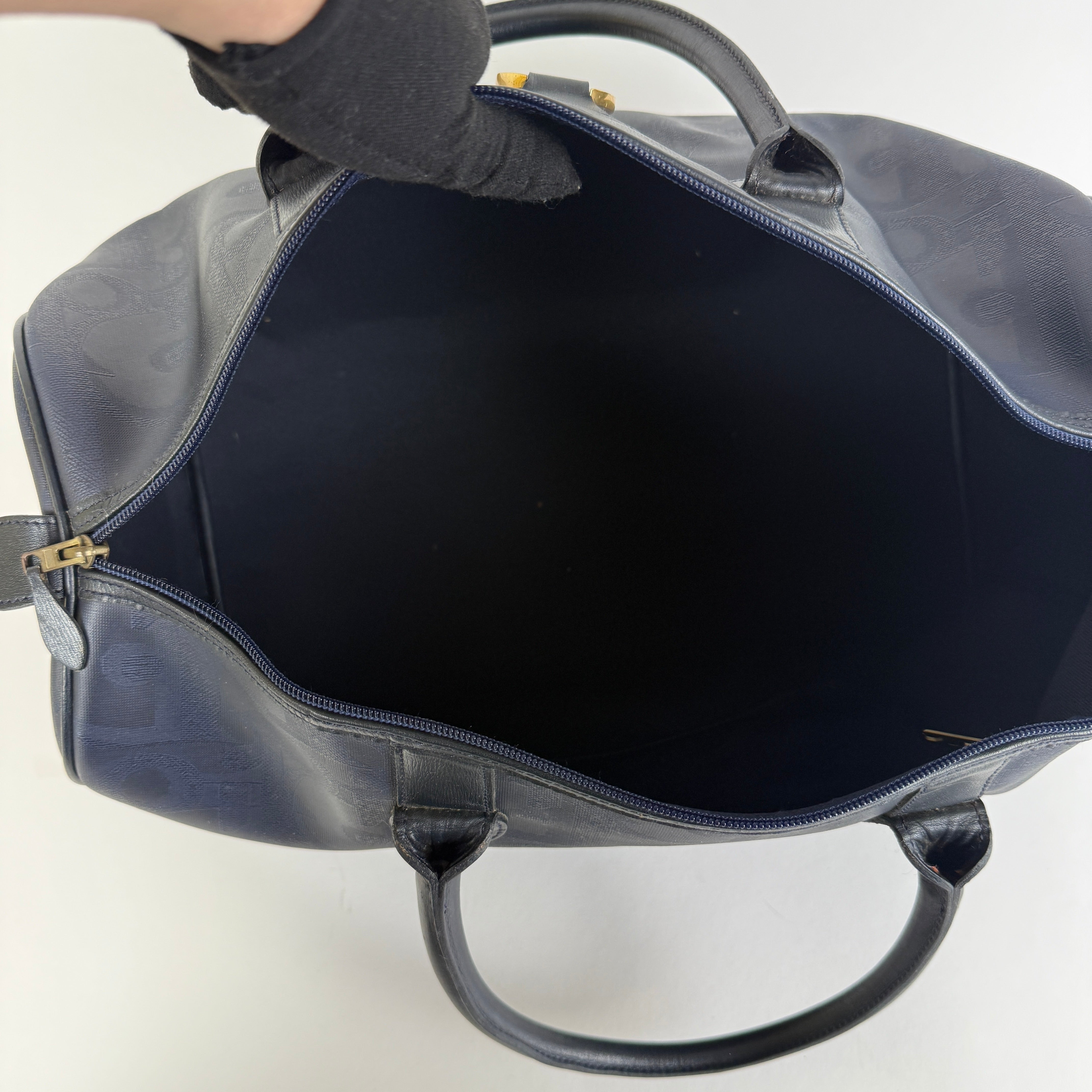 Navy Boston Travel Bag