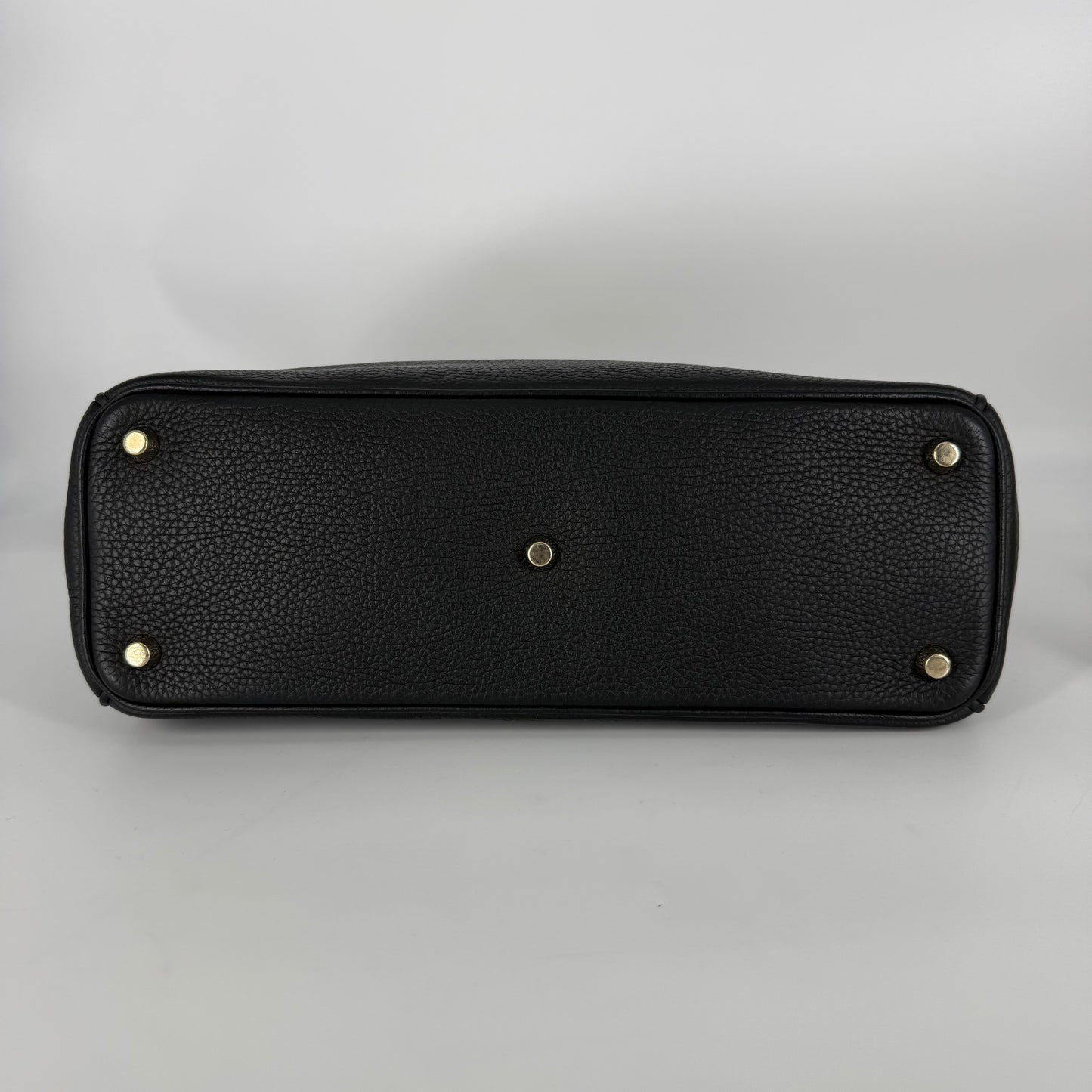 CHRISTIAN DIOR Diorissimo – Grained Leather - Black