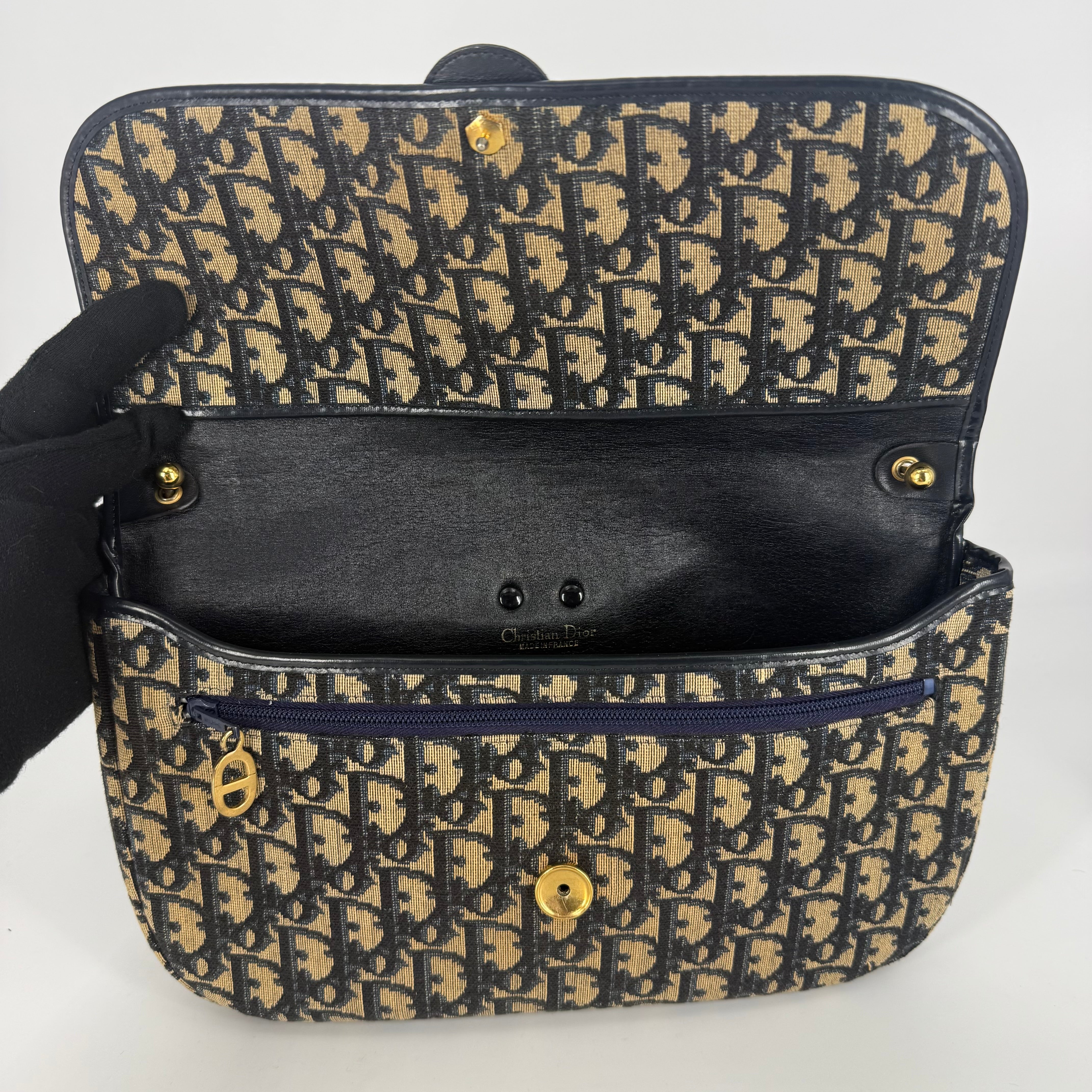 Oblique Jacquard Shoulder Bag