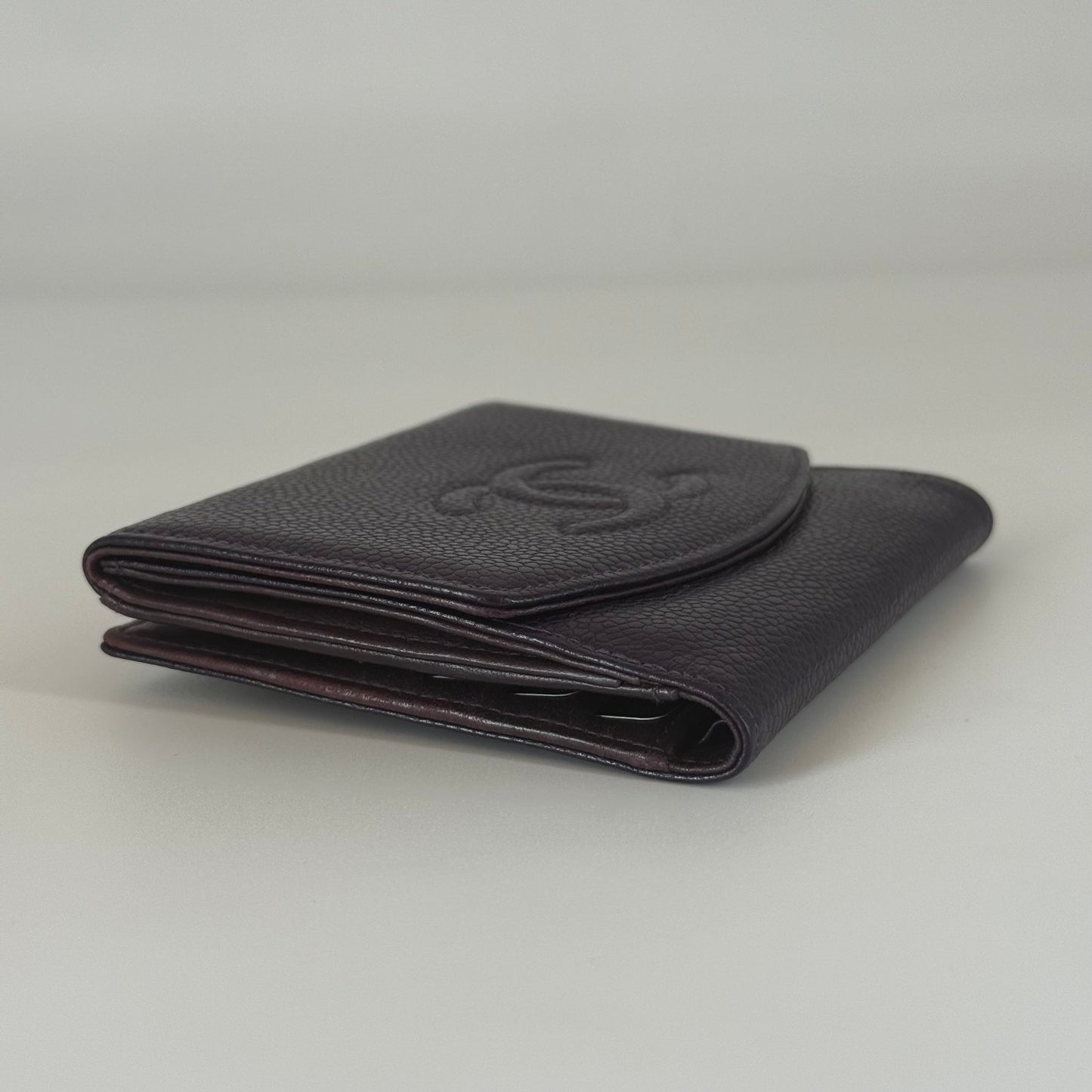 Chanel Caviar Leather Wallet – Rare Mauve