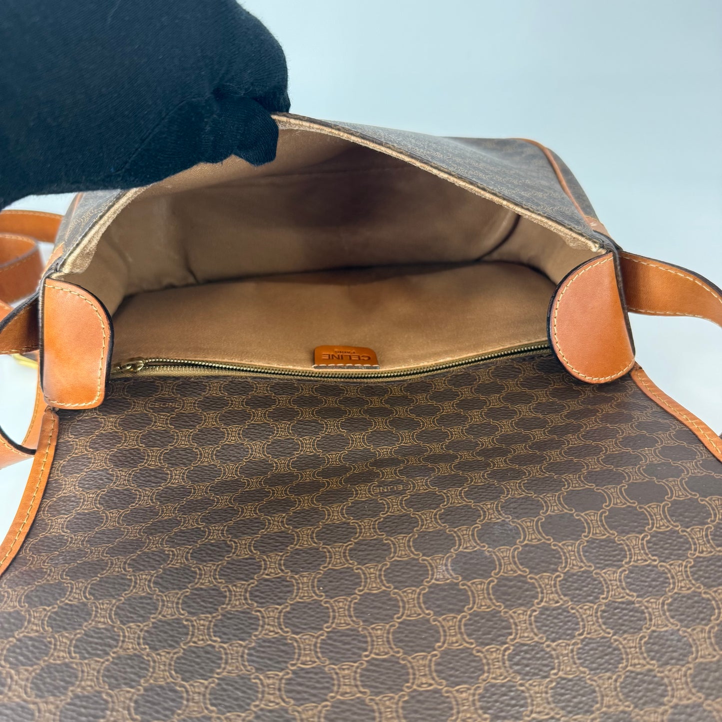 CELINE Macadam Shoulder Bag