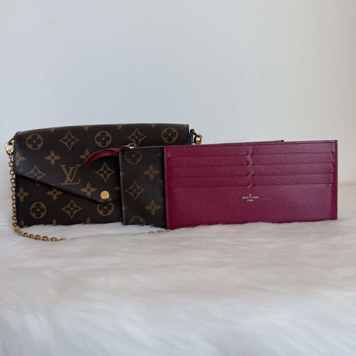 Pochette Félicie — Monogram Canvas — Gold-Tone Hardware