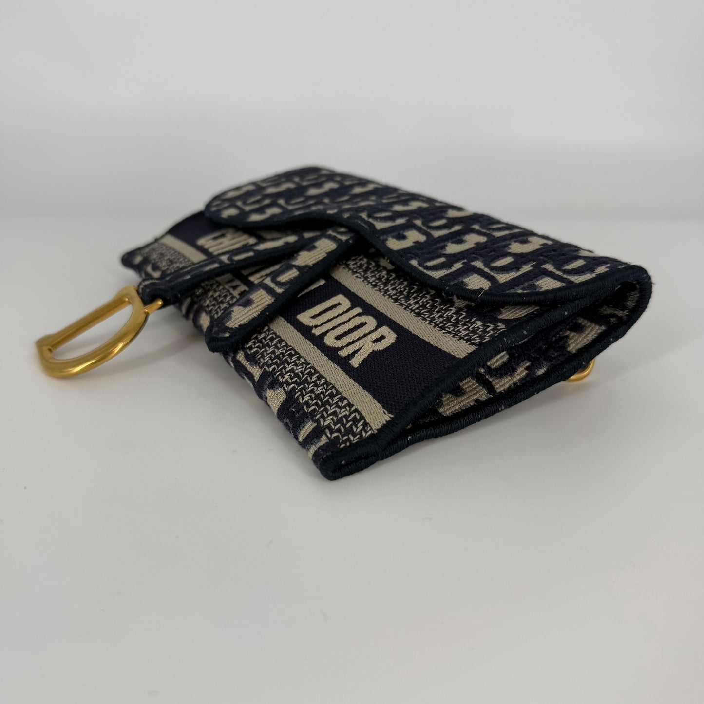 CHRISTIAN DIOR Saddle Canvas Bag