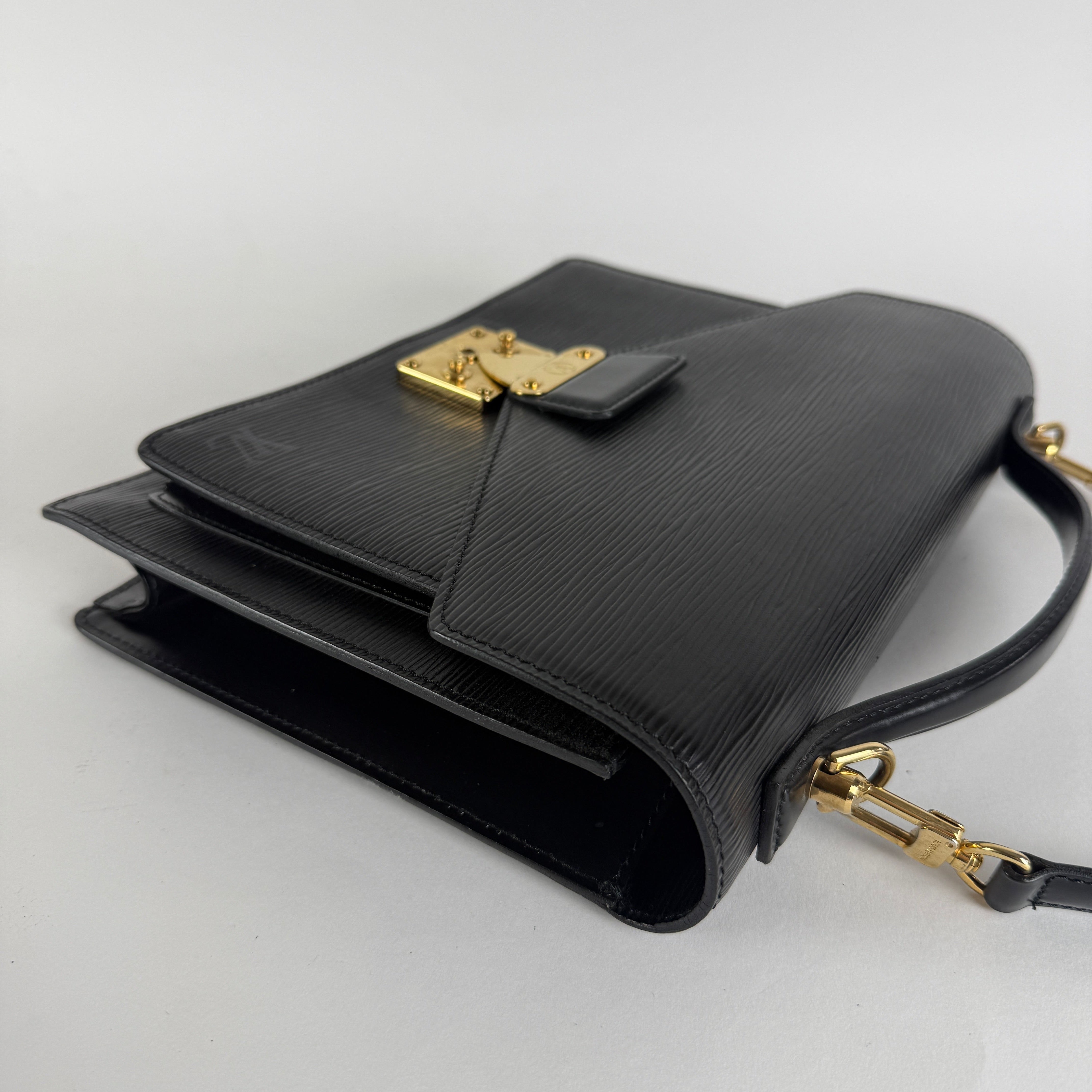 Monceau 28 — Black Epi Leather
