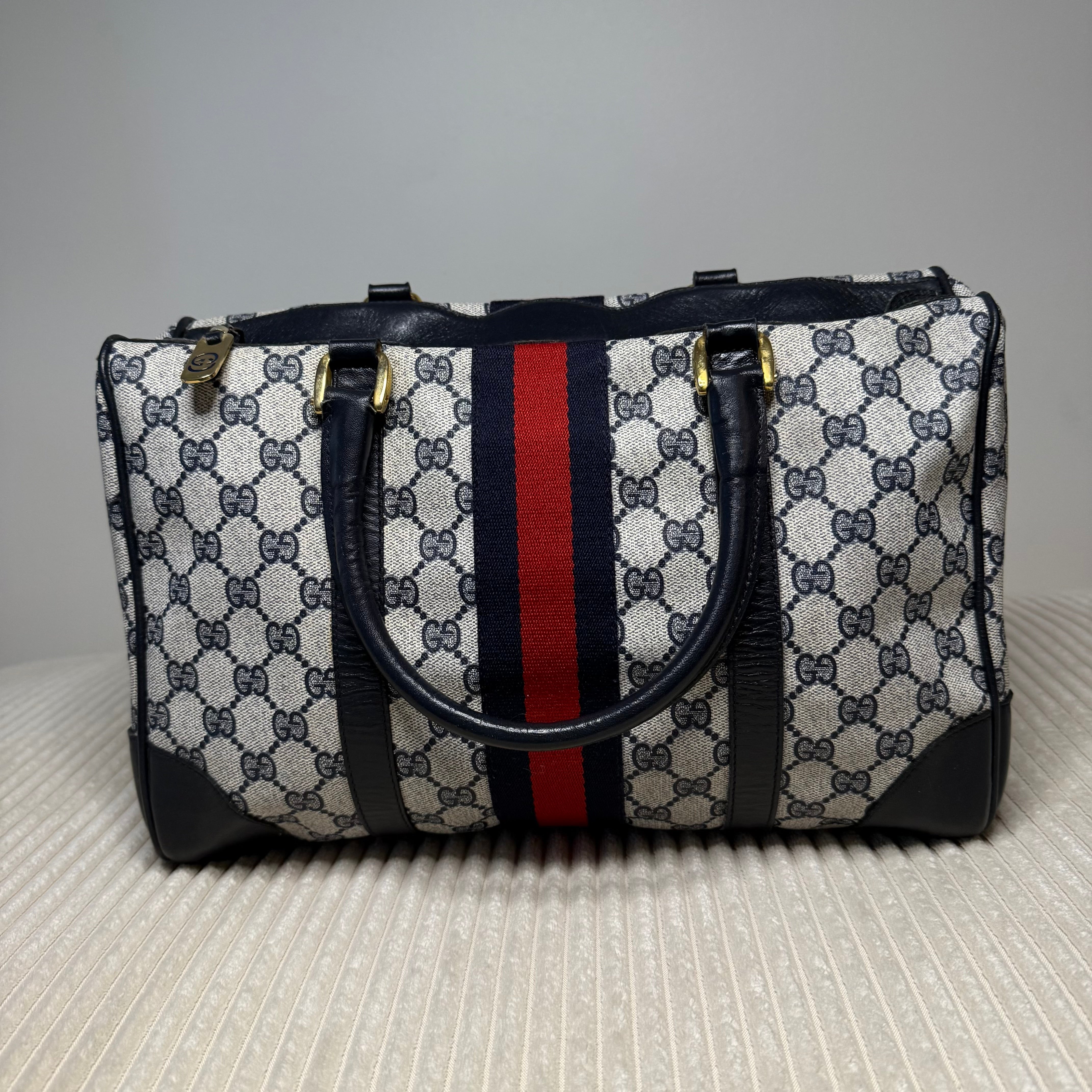Web Supreme Canvas Boston Bag