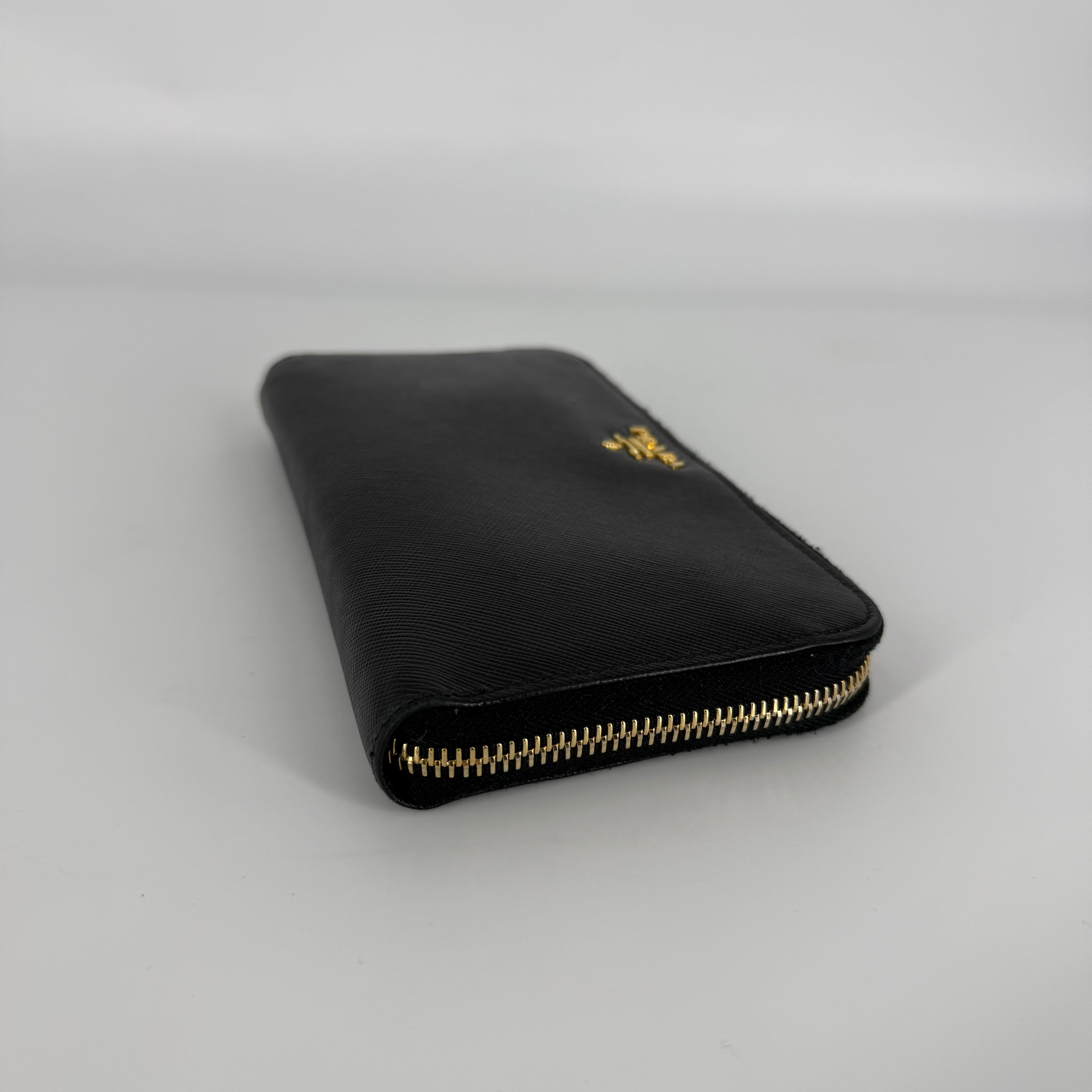 Saffiano Leather Long Wallet