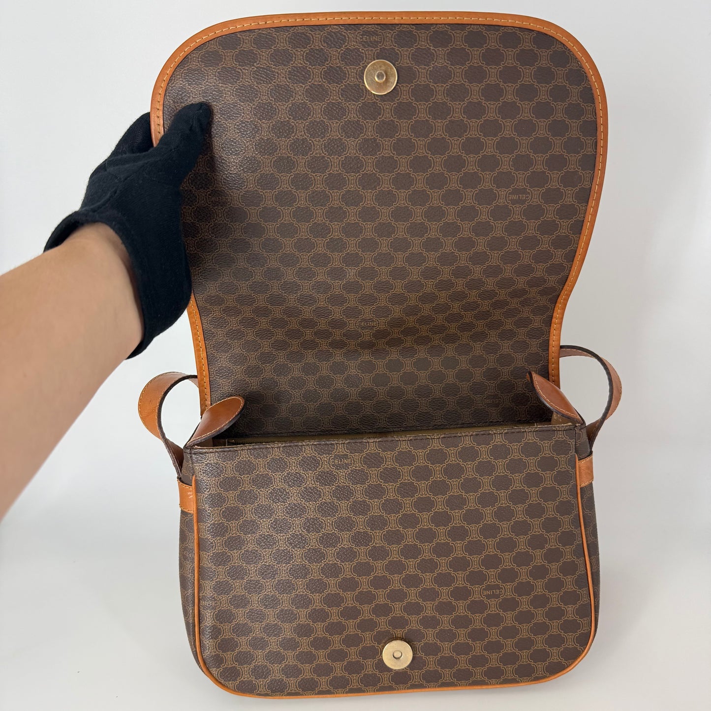 CELINE Macadam Shoulder Bag