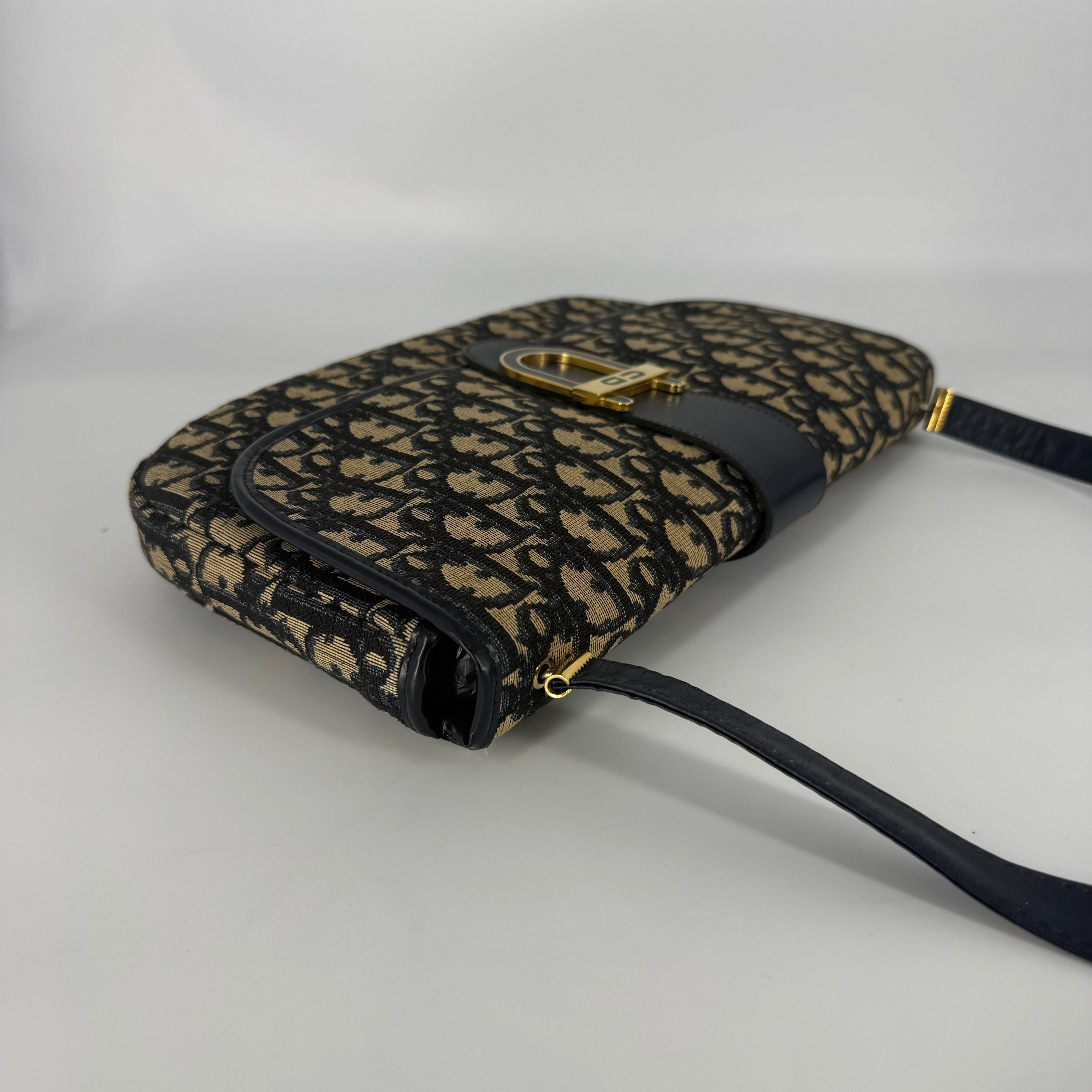 Oblique Jacquard Shoulder Bag