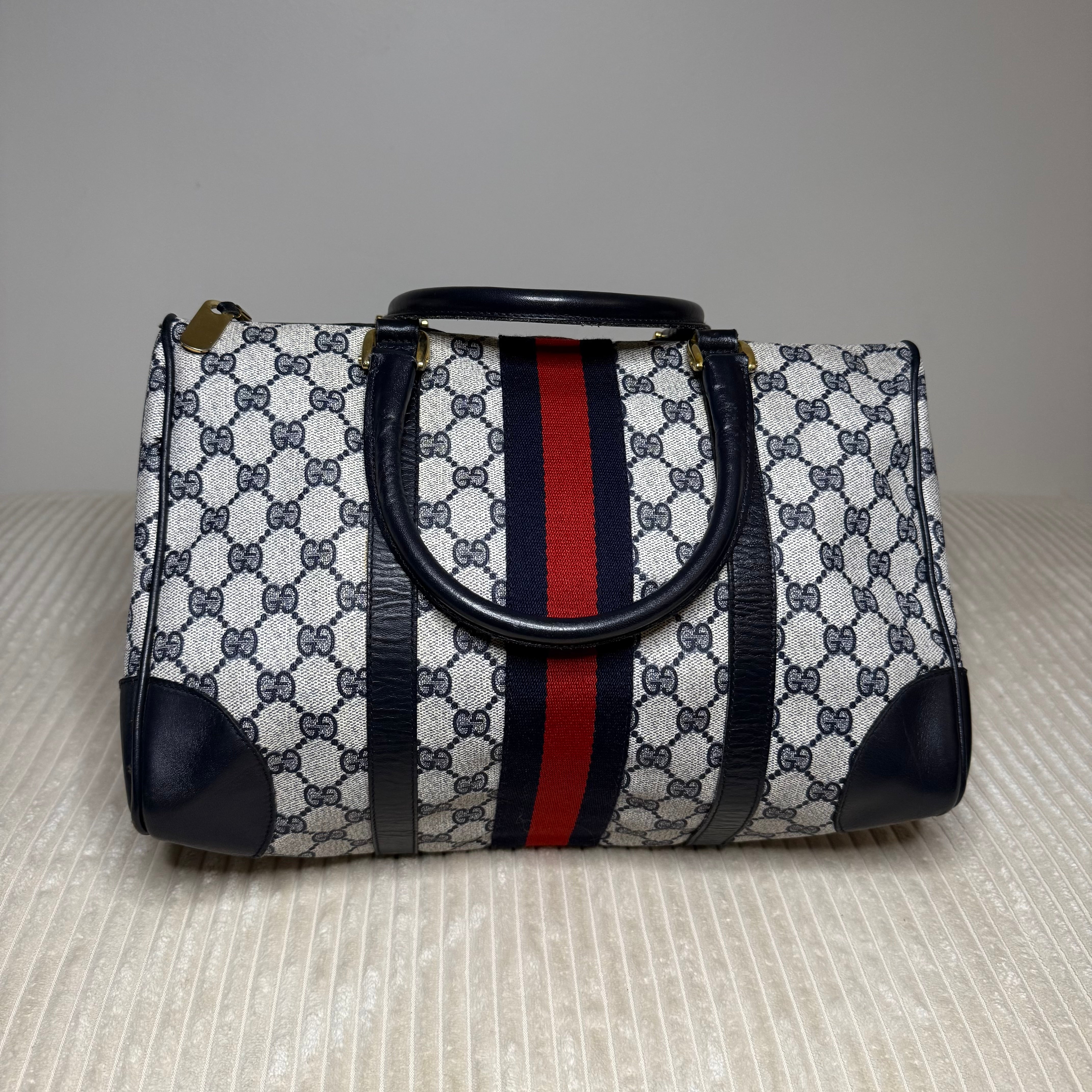 Web Supreme Canvas Boston Bag