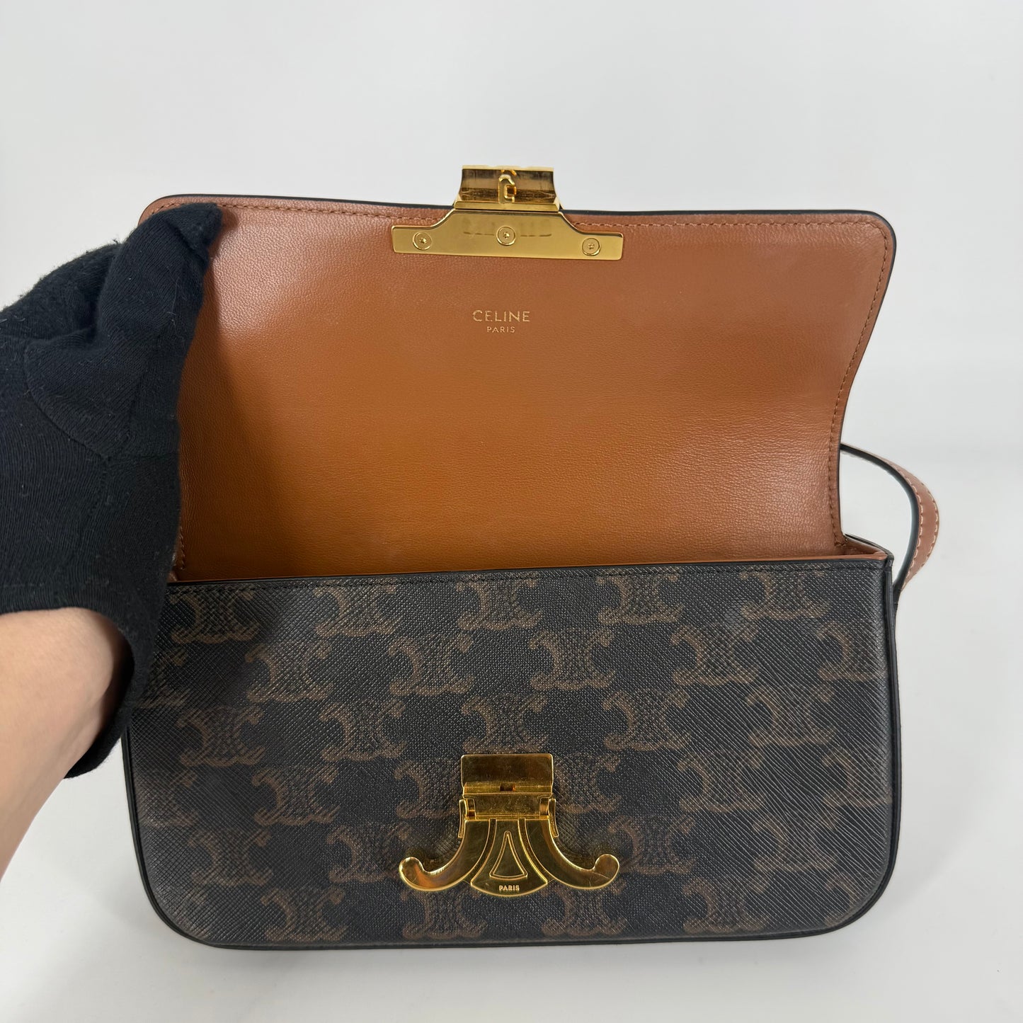 CÉLINE Claude Triomphe Shoulder Bag