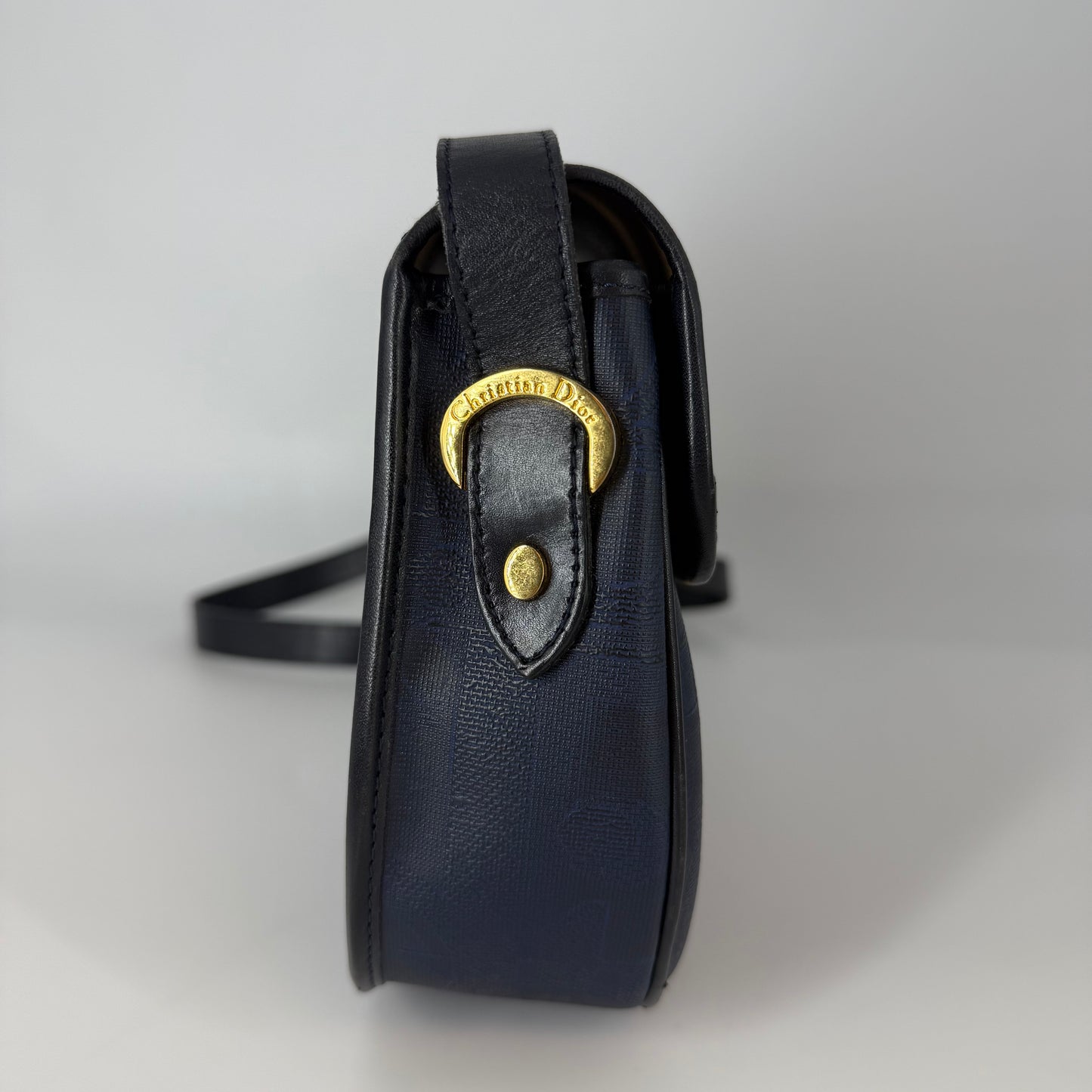 CHRISTIAN DIOR Navy Crossbody Bag