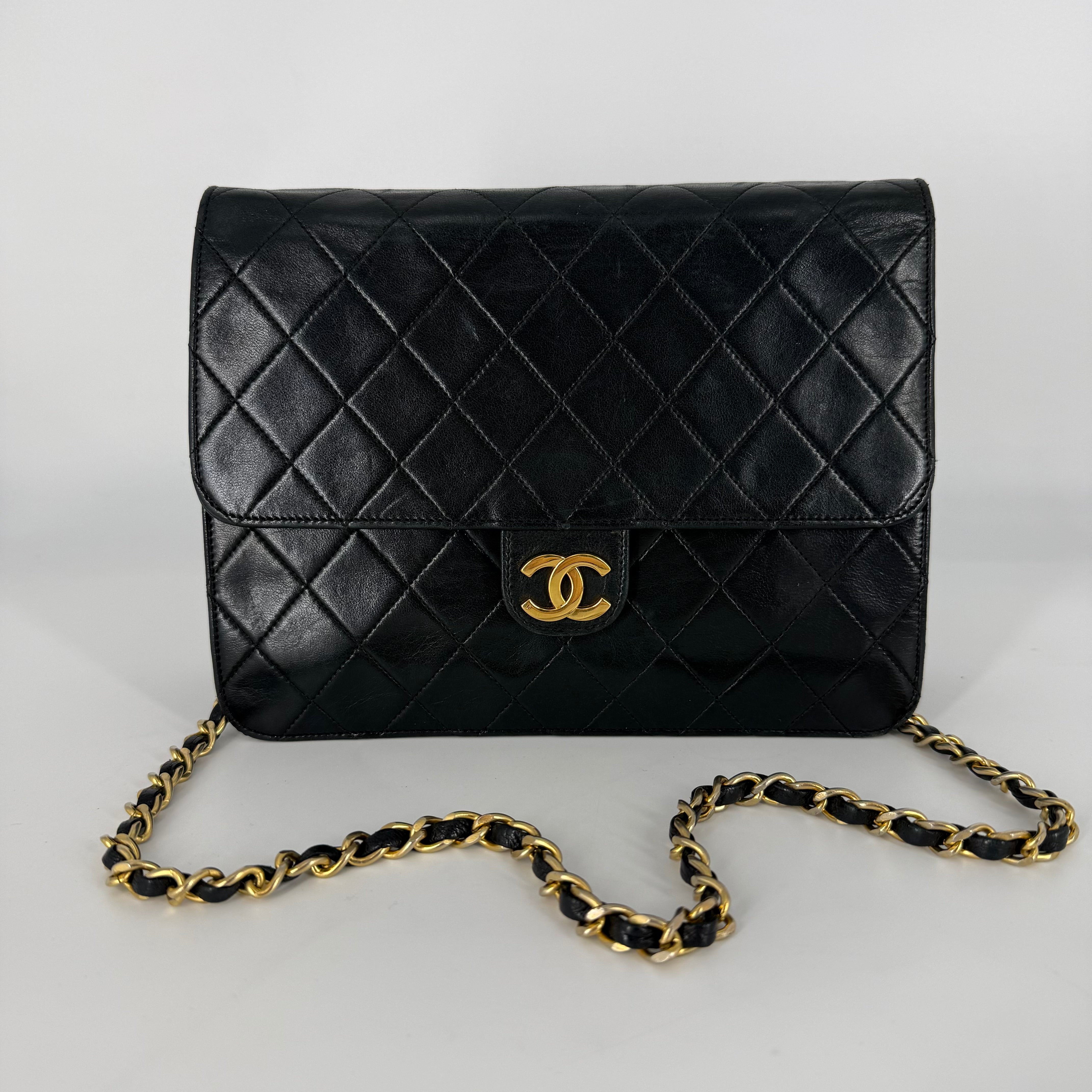 Vintage Flap Bag 24K Gold