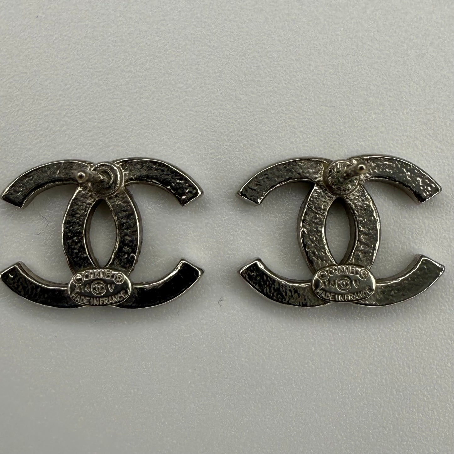 Chanel CC Rhinestone Earrings