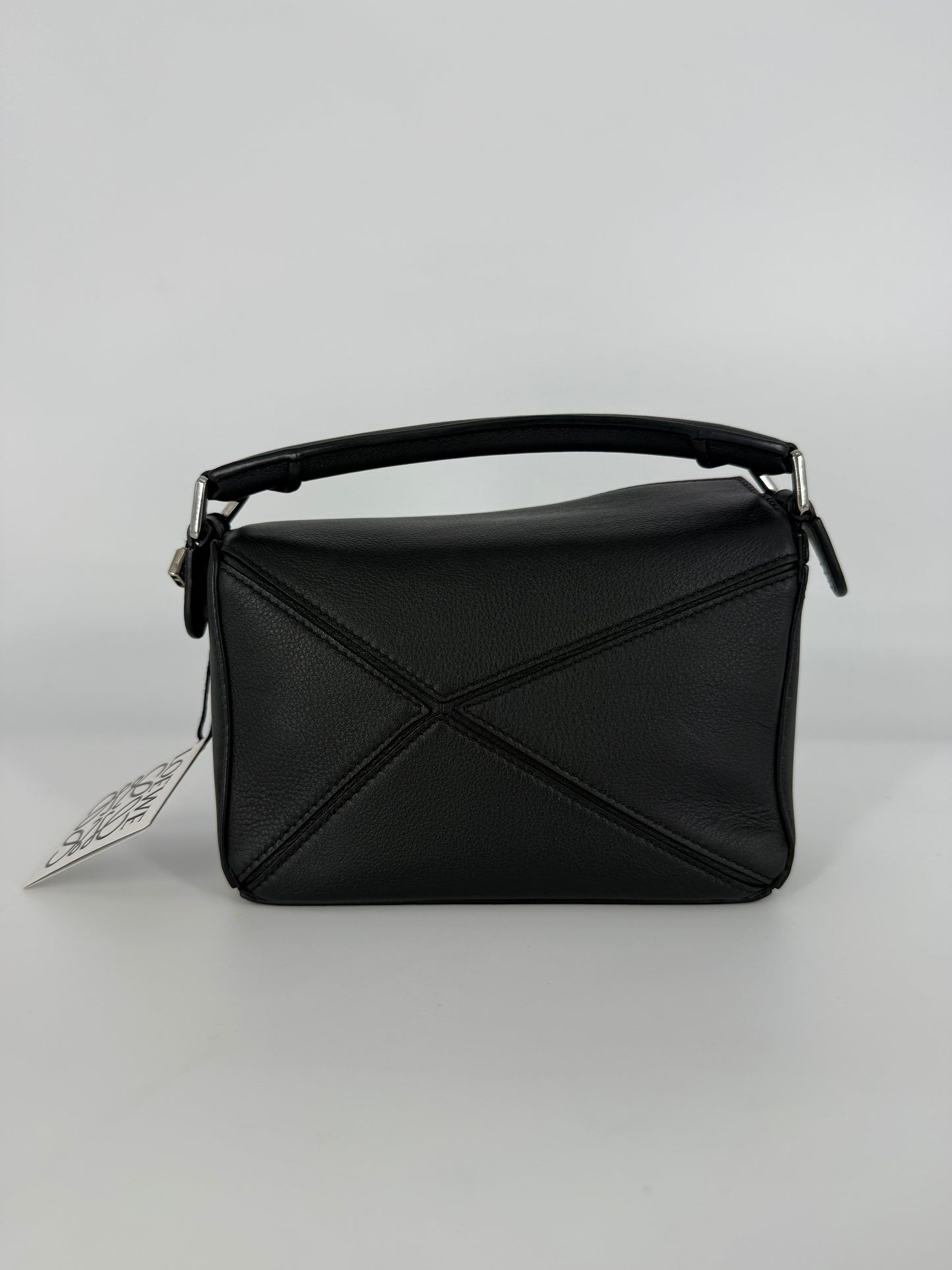 LOEWE Mini Puzzle – Black Leather