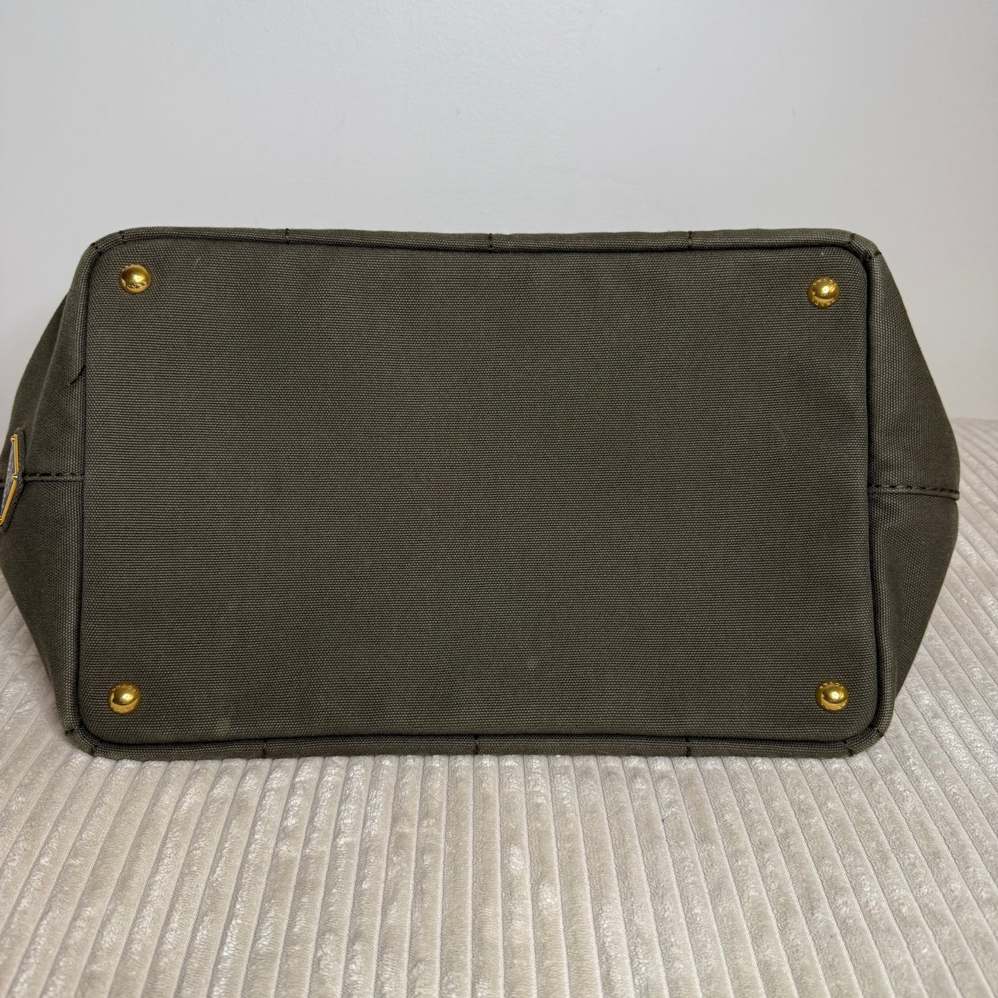 Prada Large Canapa Tote Bag