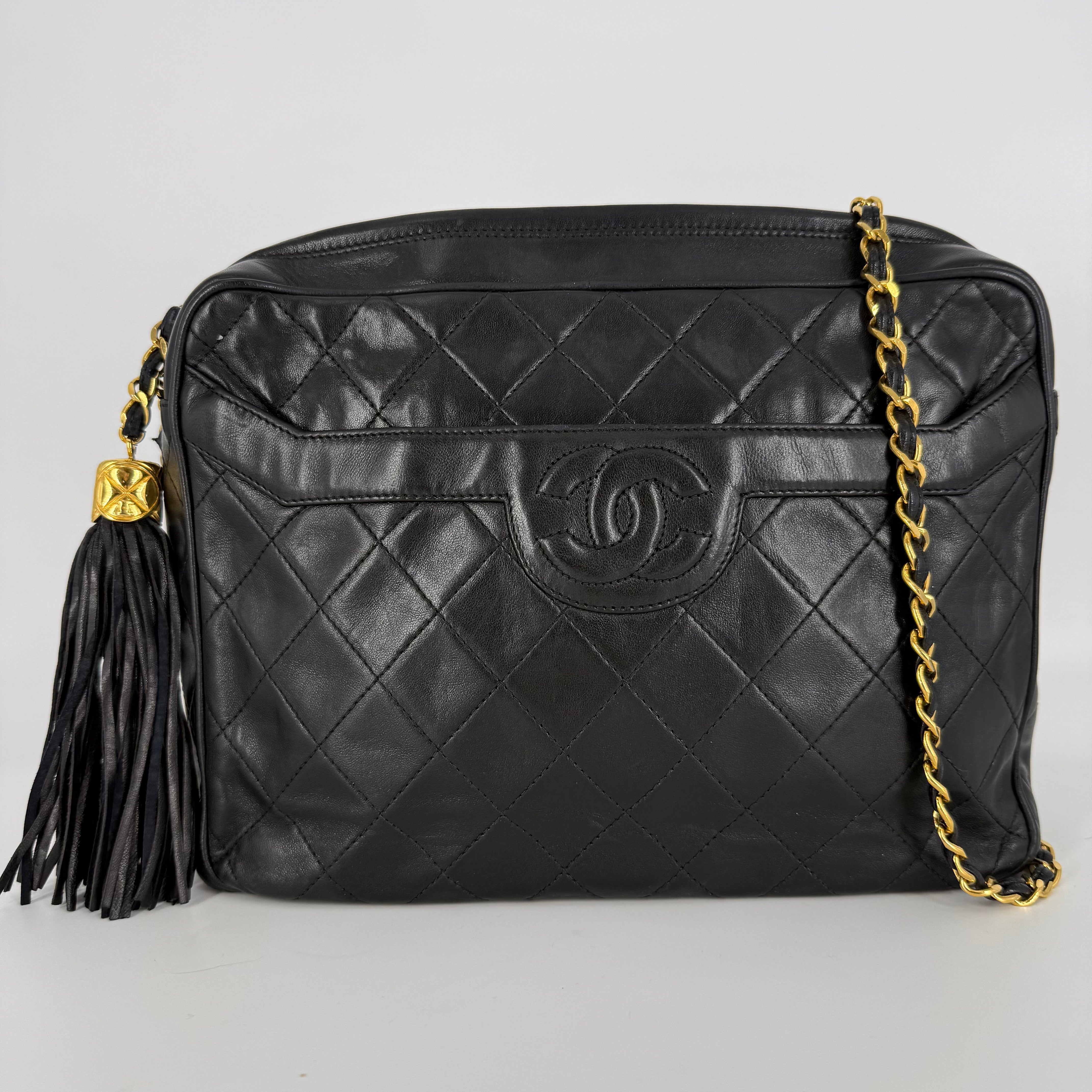 Vintage Camera Bag – 24K Gold