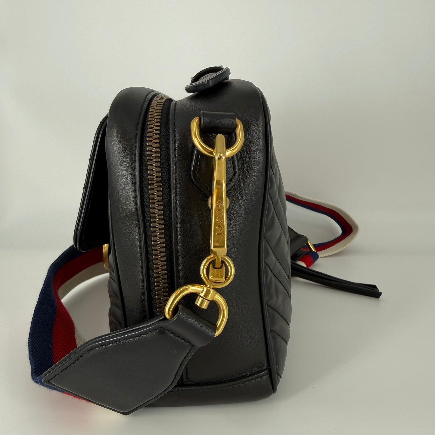 GUCCI Double G Marmont Crossbody Bag