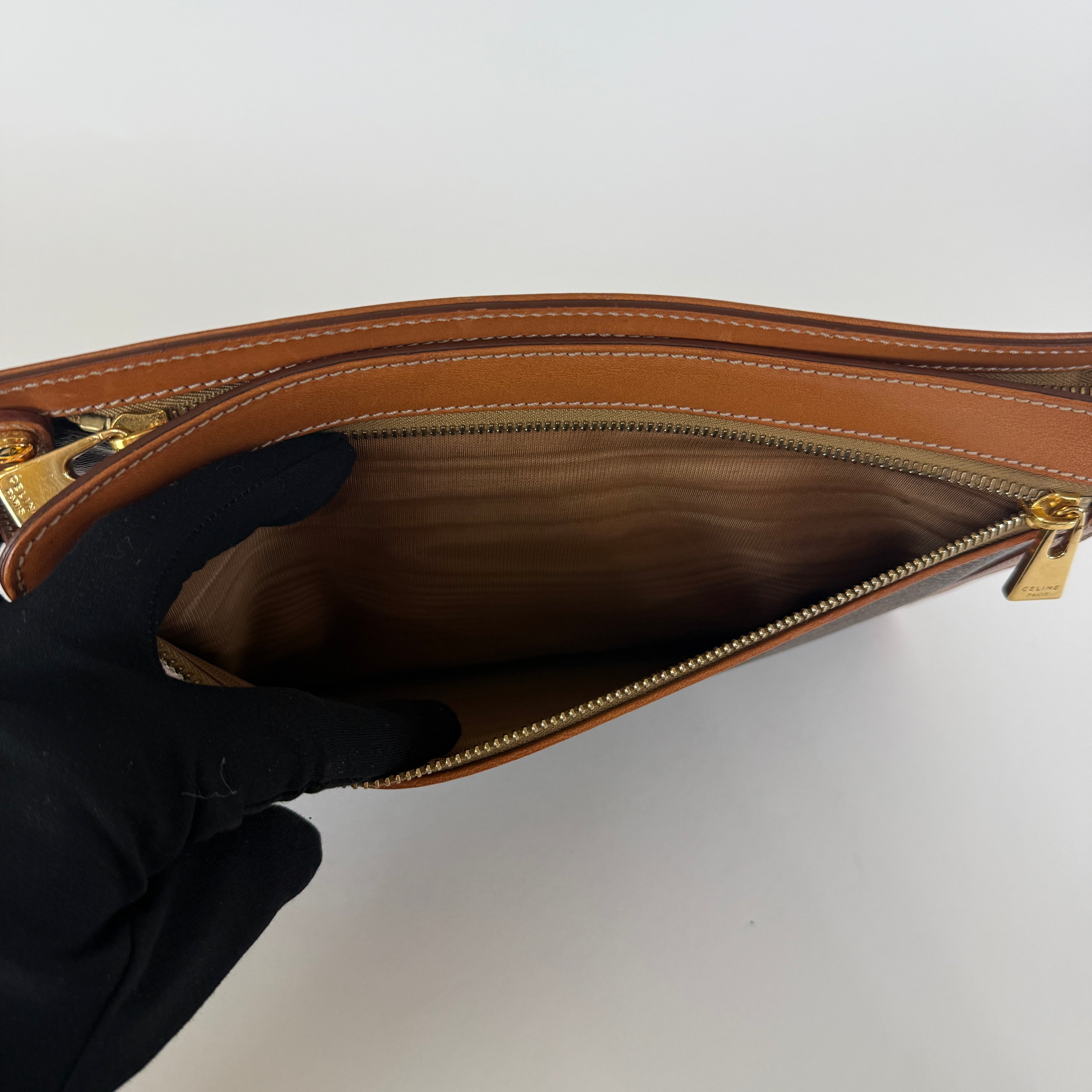 Macadam Wristlet Pouch — Triomphe Canvas