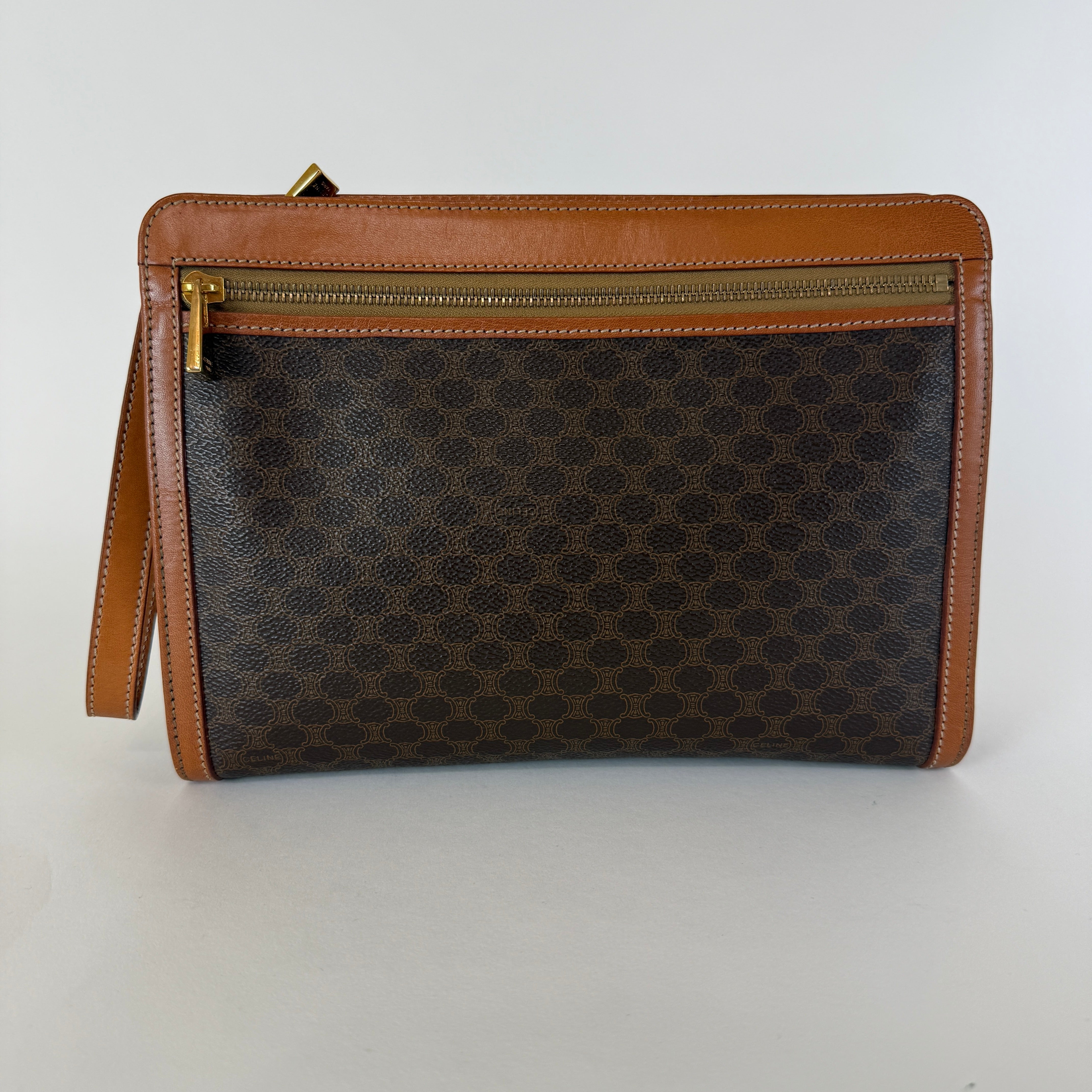 Macadam Wristlet Pouch — Triomphe Canvas