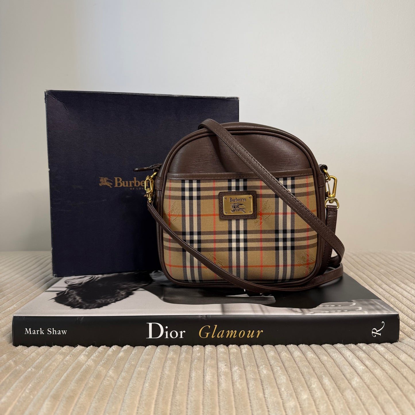 Burberry Haymarket Crossbody Bag