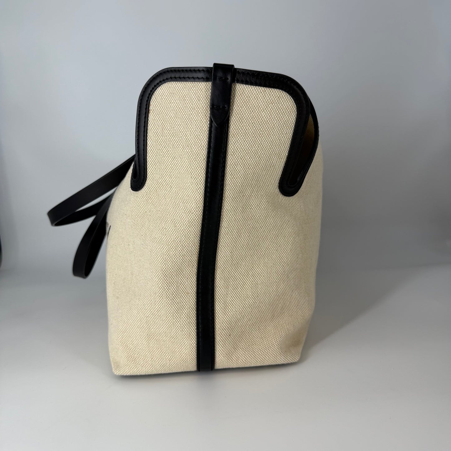 BURBERRY Canvas Tote Bag with Interior Pouch