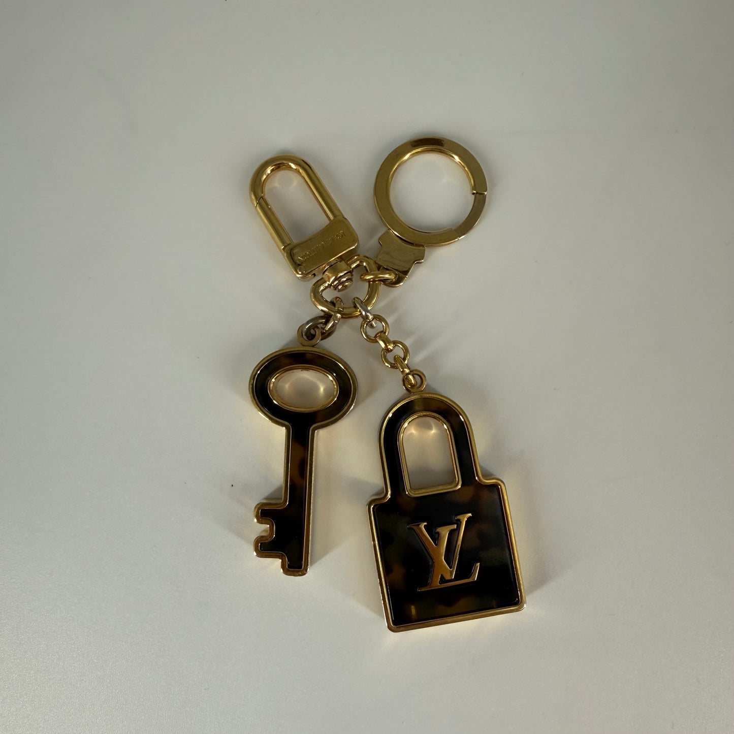 Louis Vuitton Padlock & Key Bag Charm