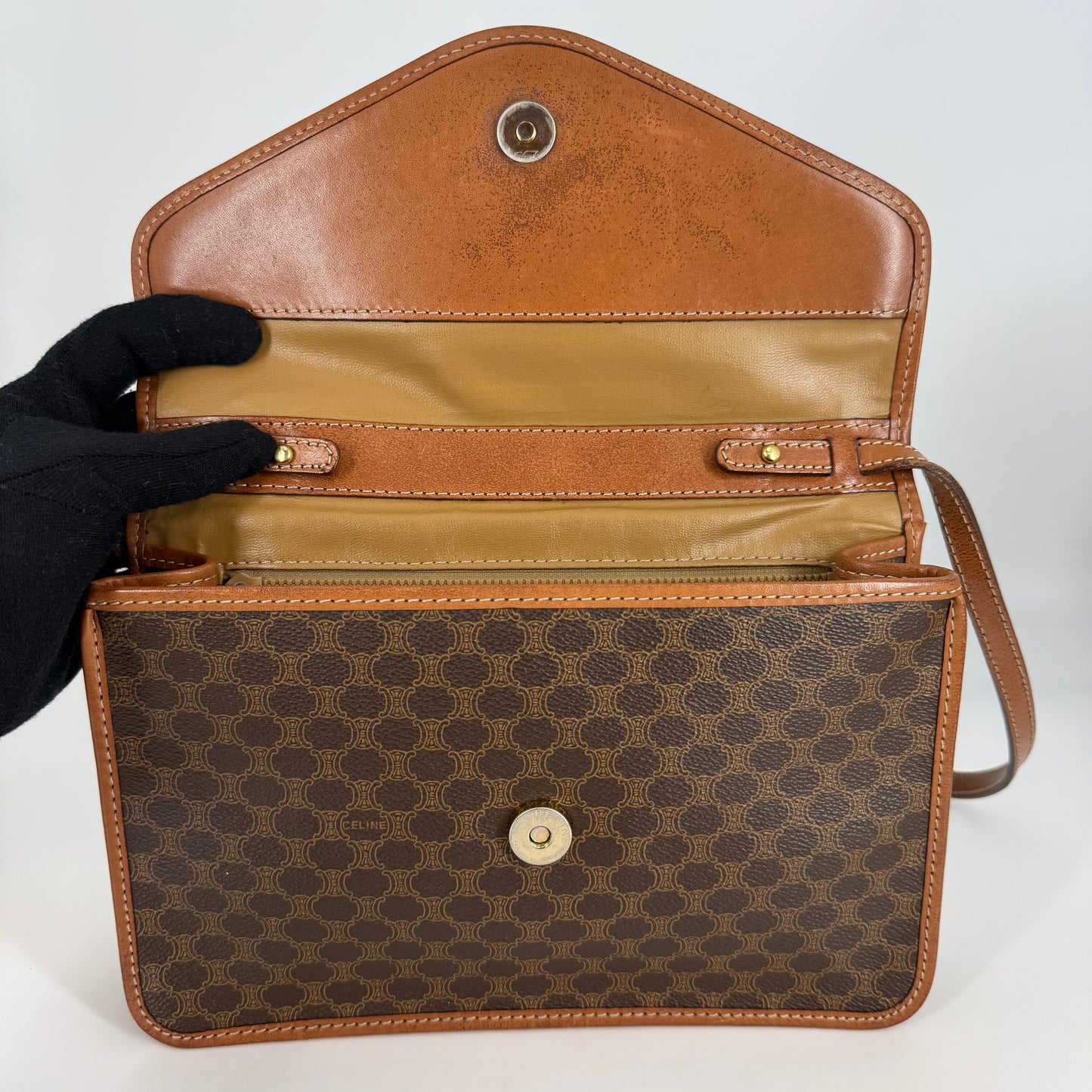 CELINE Macadam Envelope Crossbody