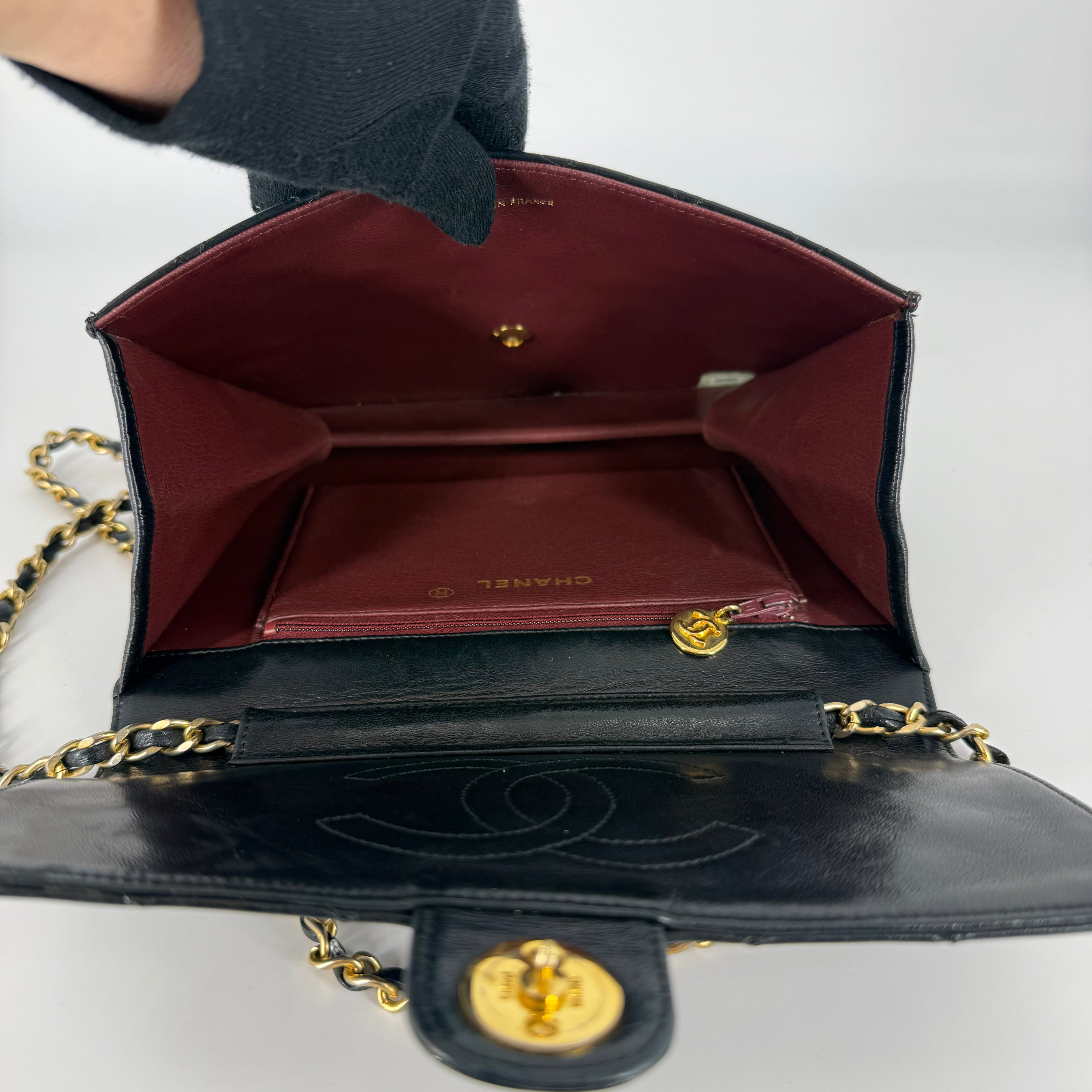 Vintage Flap Bag 24K Gold