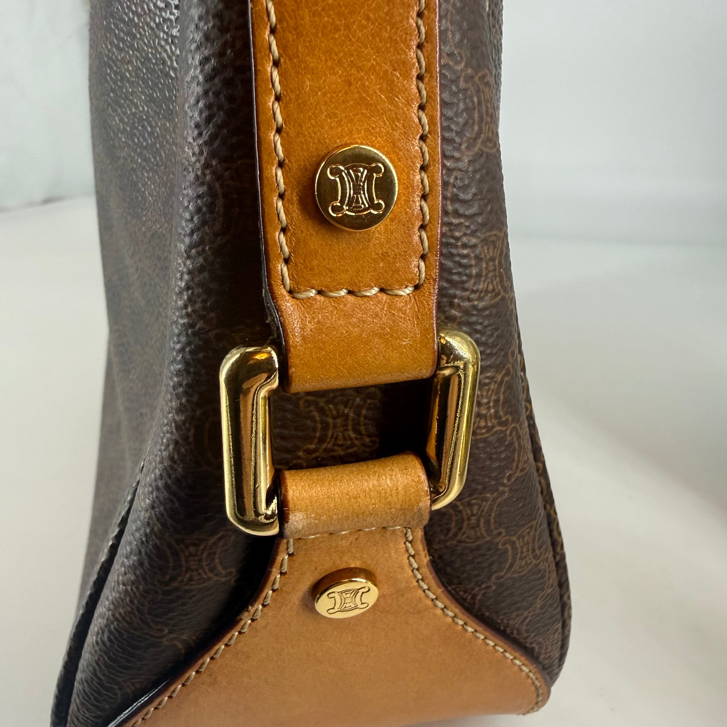 CÉLINE Macadam Shoulder Bag