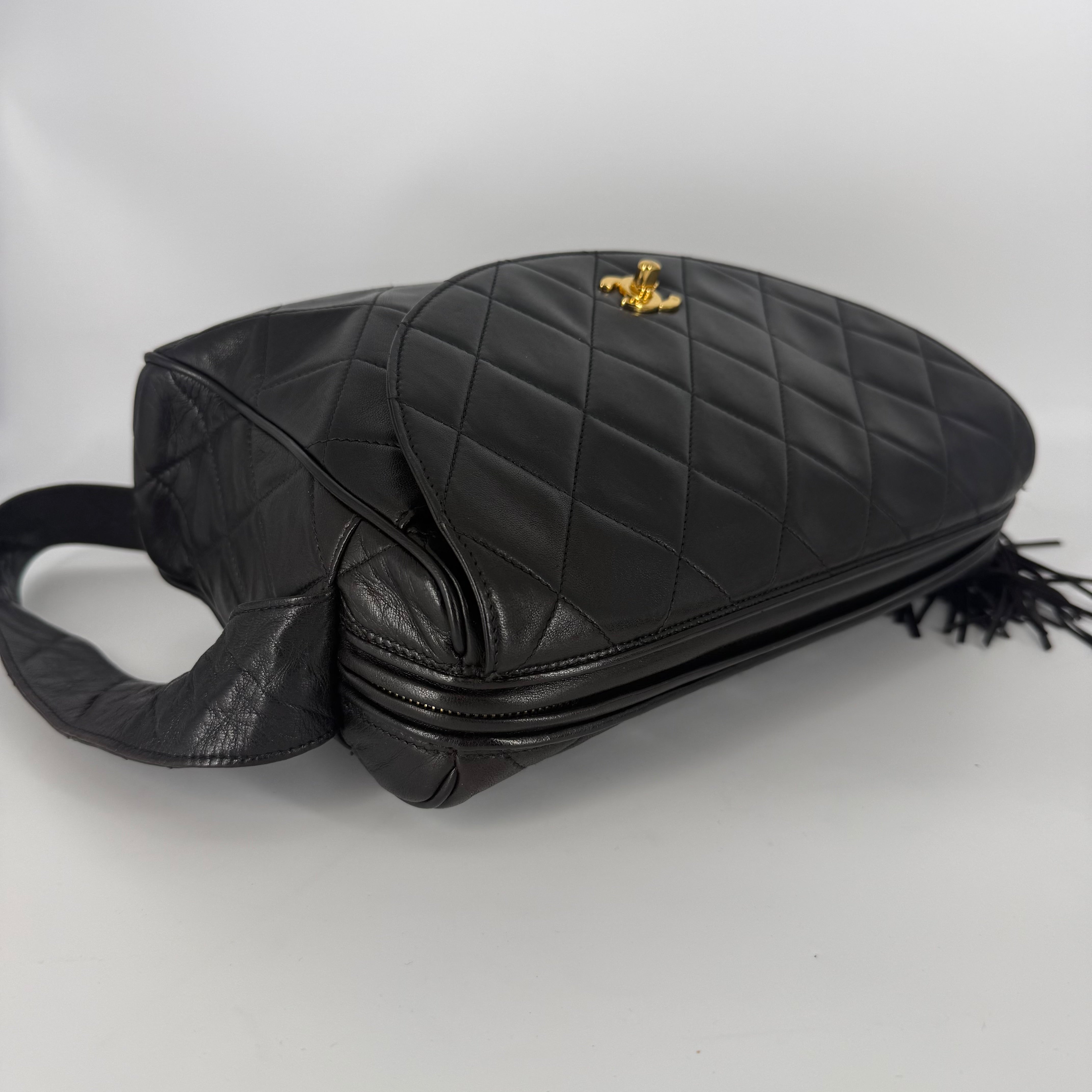 Classic Quilted Flap 24 Karat Gold