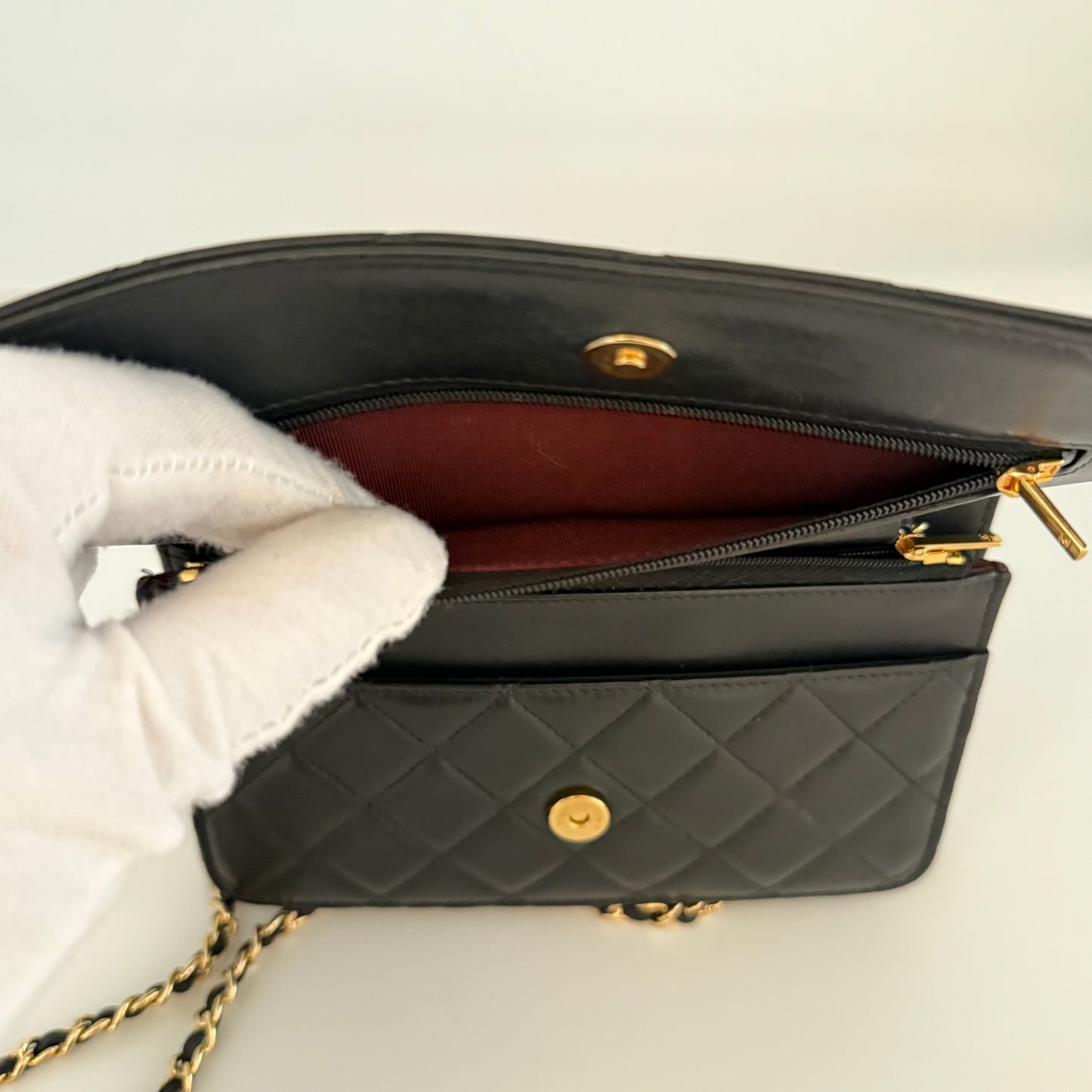 Chanel Classic Wallet on Chain (WOC)