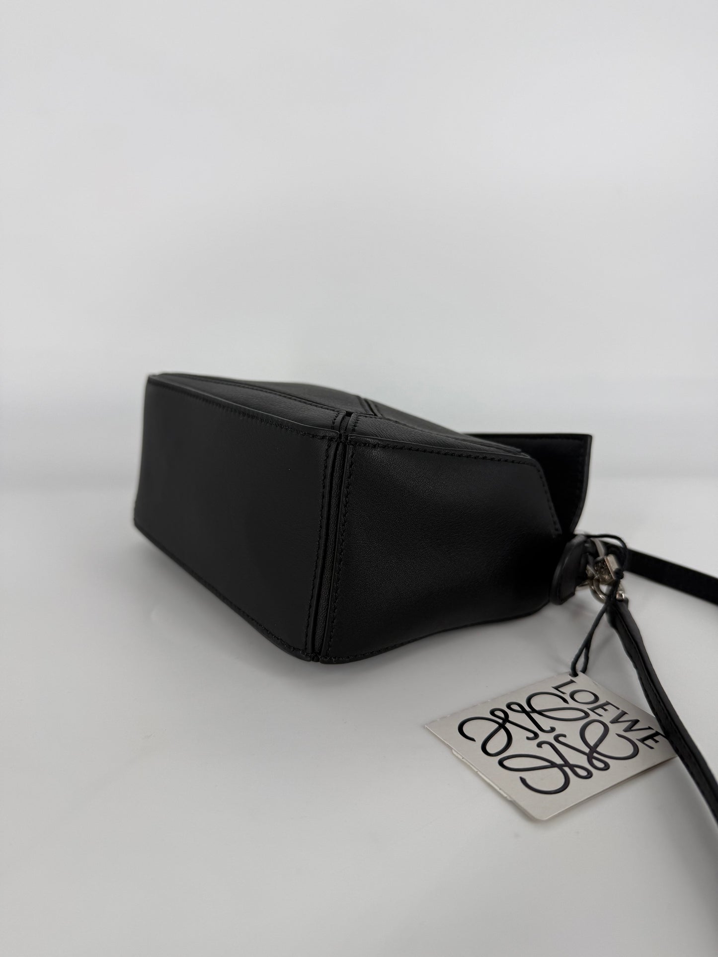 LOEWE Mini Puzzle – Black Leather
