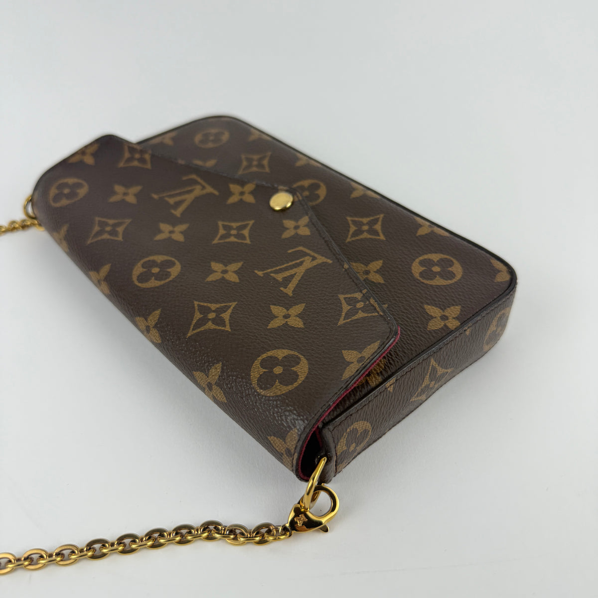 Pochette Félicie — Monogram Canvas — Gold-Tone Hardware