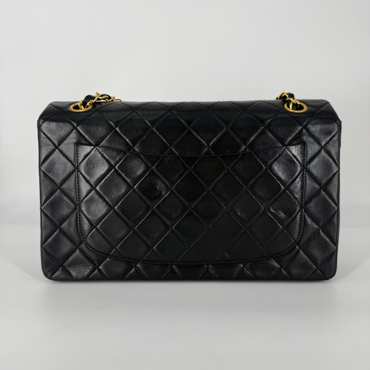 Chanel Vintage Single Flap Shoulder Bag 24k Gold