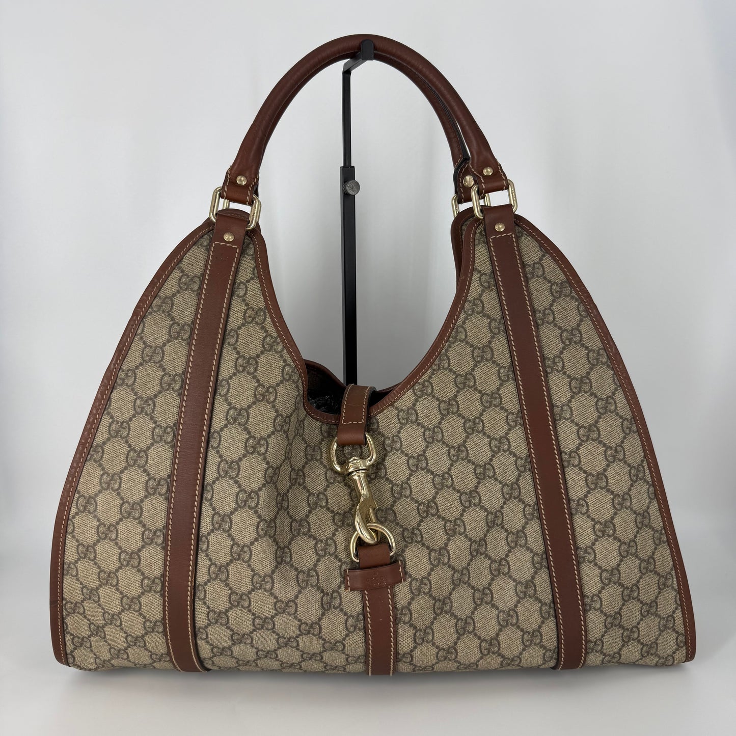 GUCCI GG Supreme Jackie Hobo – Large