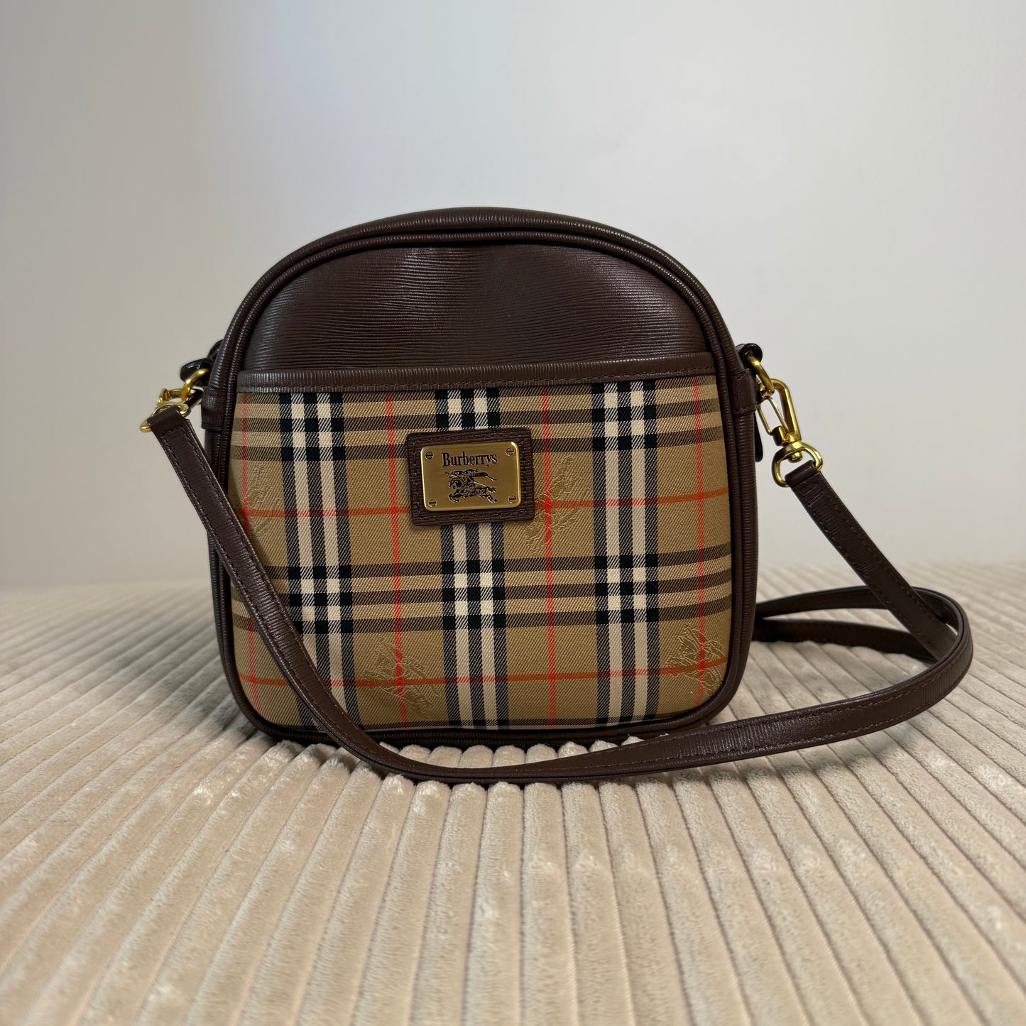 Burberry Haymarket Crossbody Bag