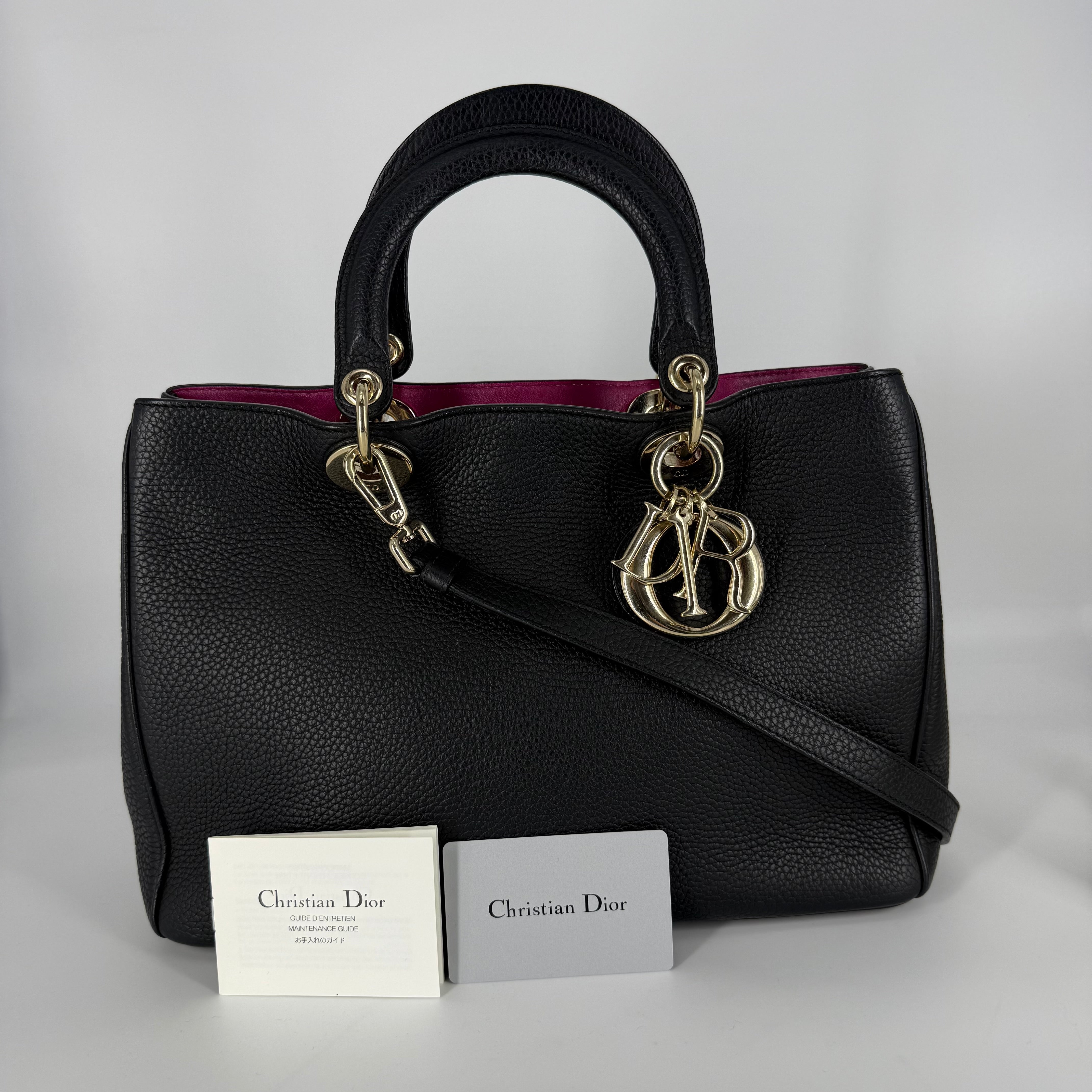 Diorissimo – Grained Leather - Black